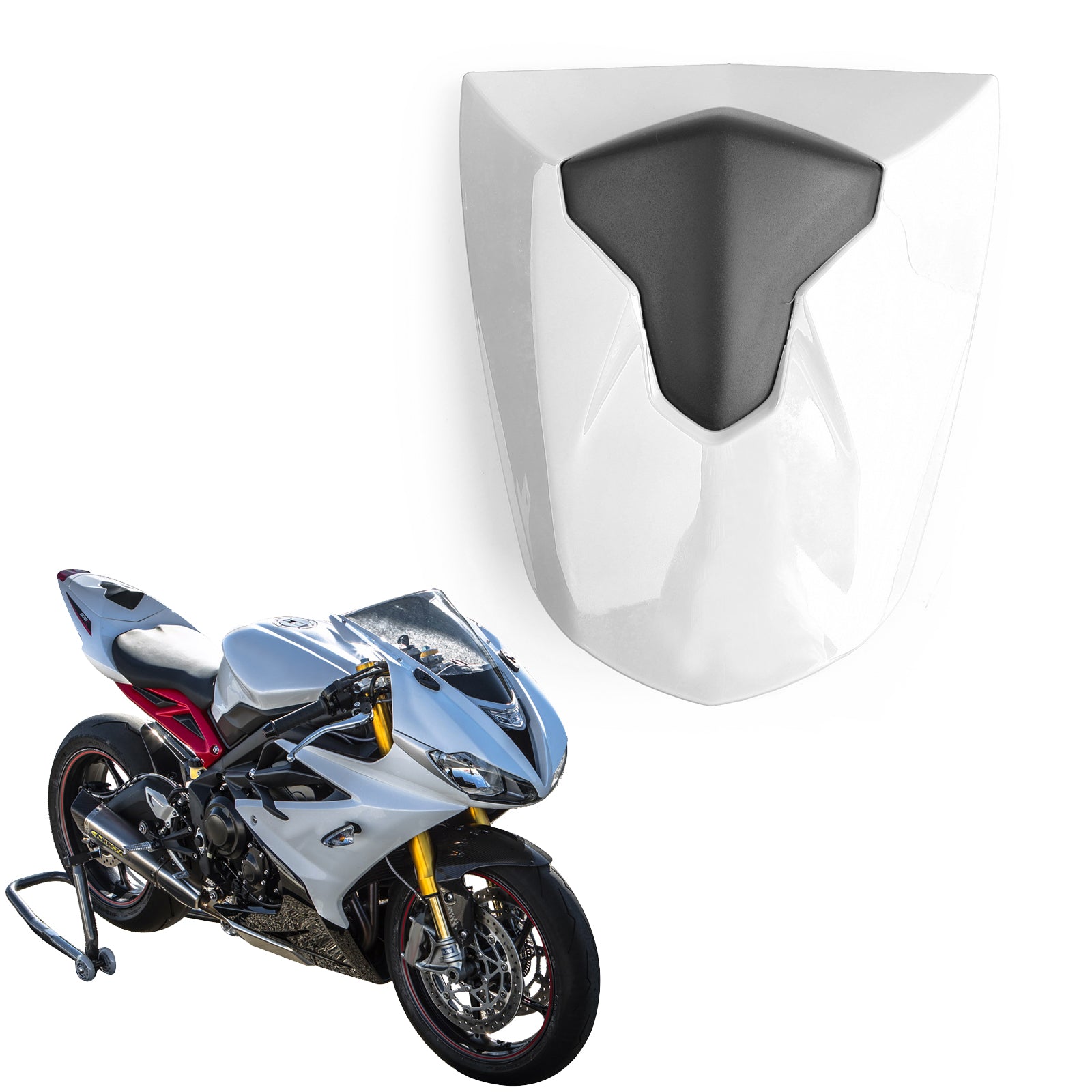 2013-2018 Daytona 675 and 675R ABS Rear Passenger Seat Cover Cowl