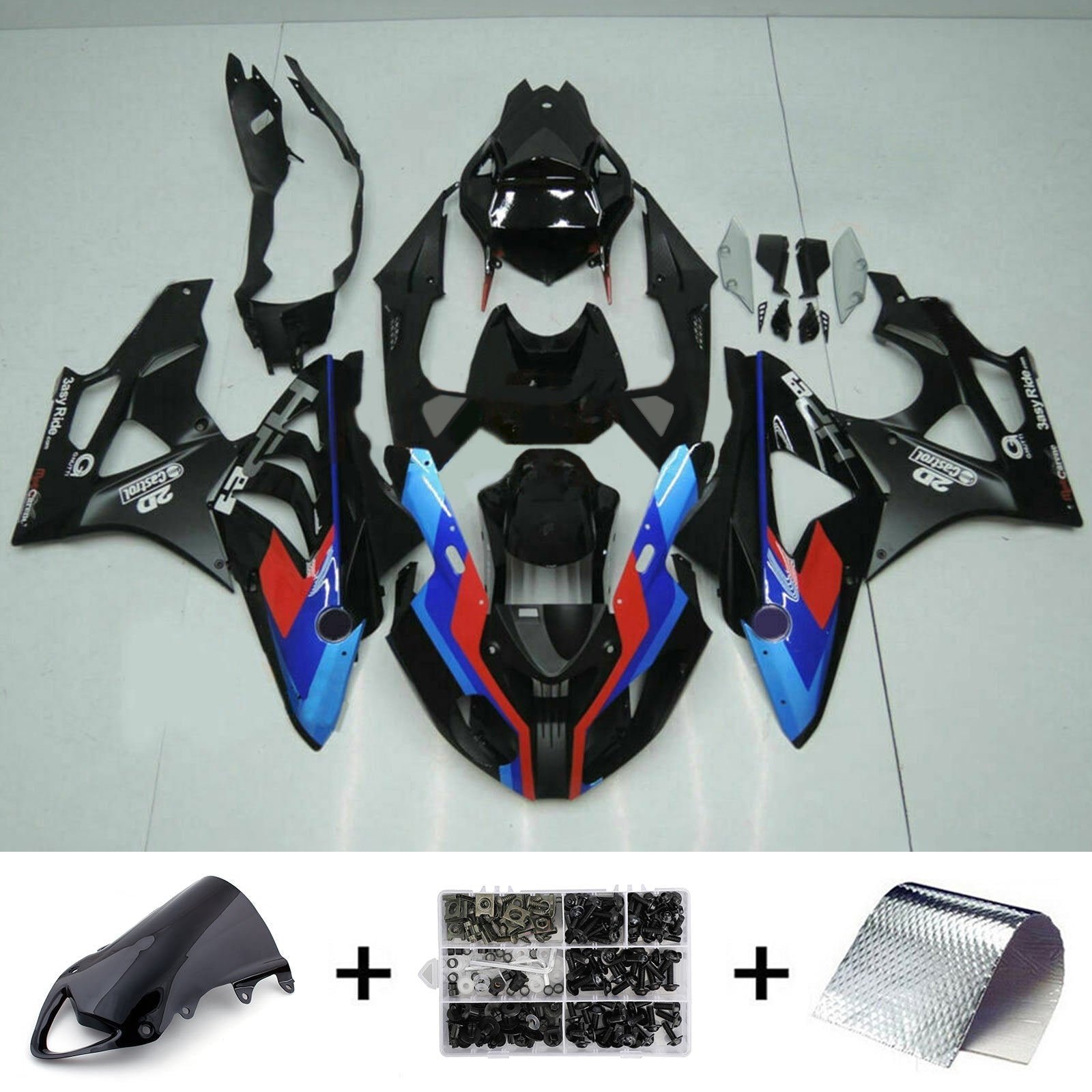 2009-2014 BMW S1000RR Multi color Fairing Kit
