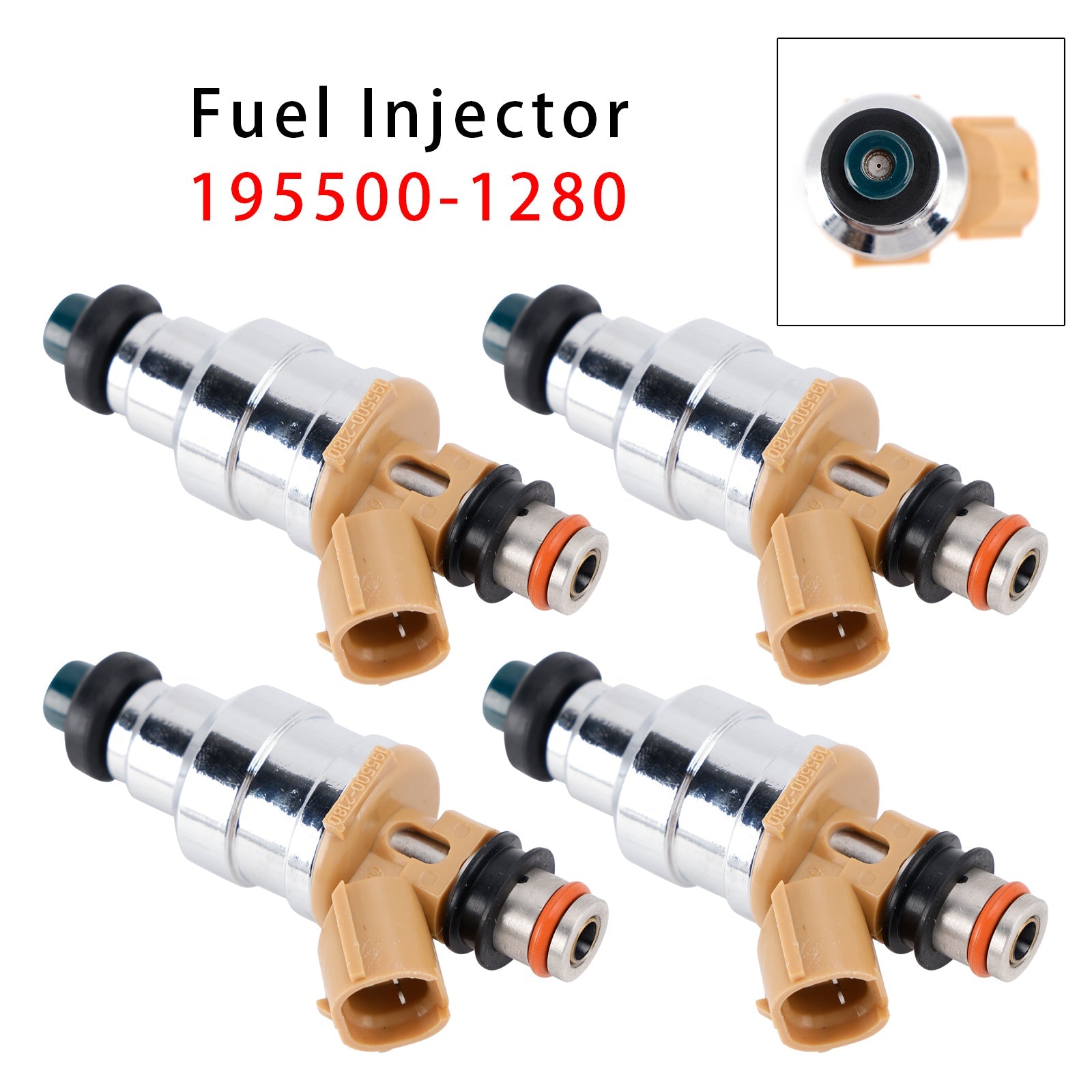 1988-1989 Mazda 626 DX/LX Sedan 4-Door 2.2L 4Pcs Fuel Injector 822-12113