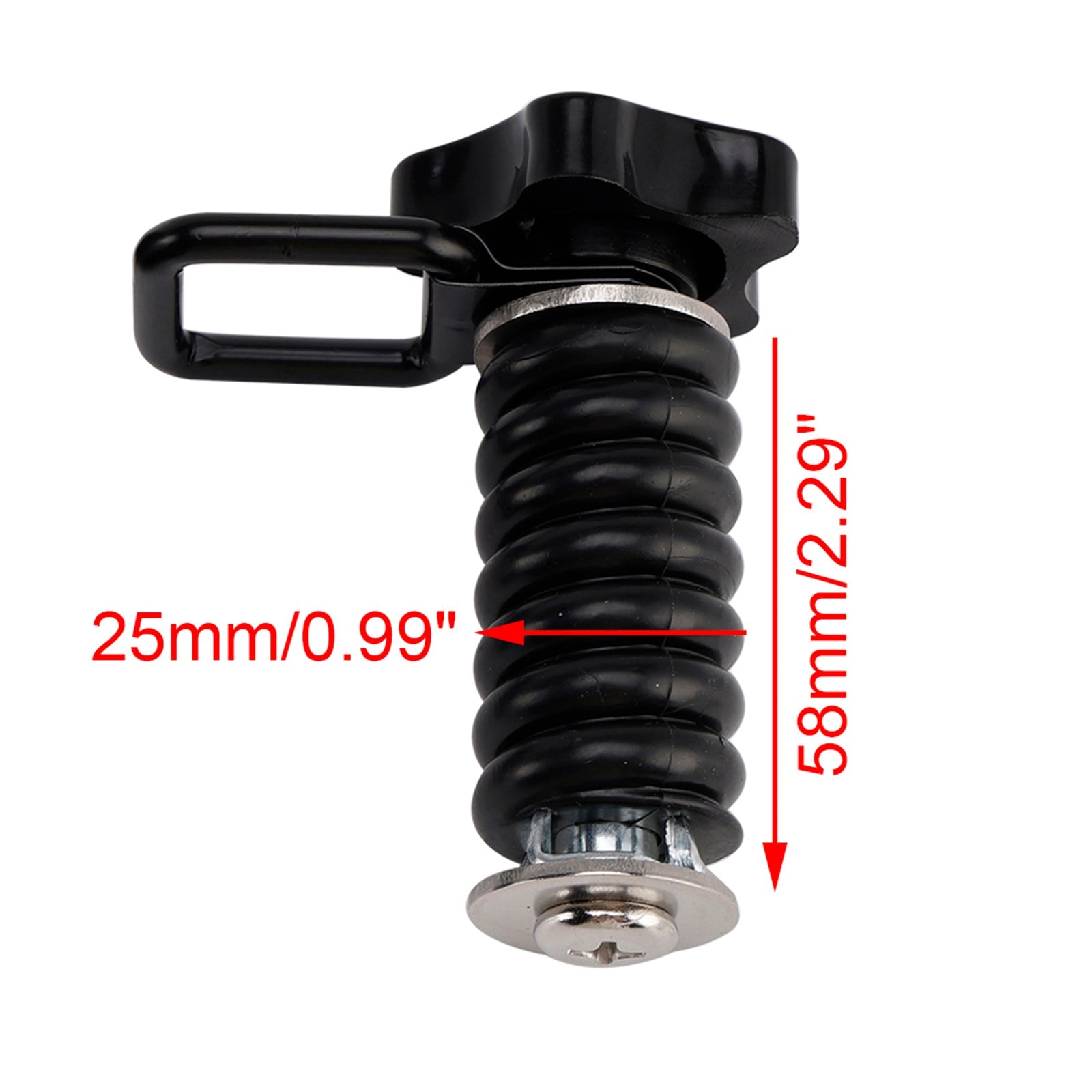 6 Pcs 1 Inch Cargo Anchor Flexible Loop For Polaris Rzr Sportsman Ace 2013-2025