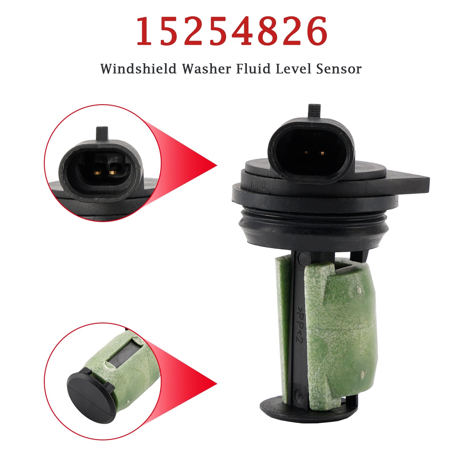 Windshield Washer Fluid Level Sensor 15254826 for Chevy Traverse 2008-2017
