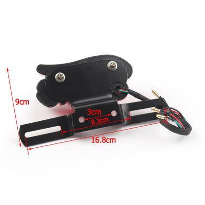 LED Brake Tail Light Running Lamp Plastic Housing For Chopper Motorcycle