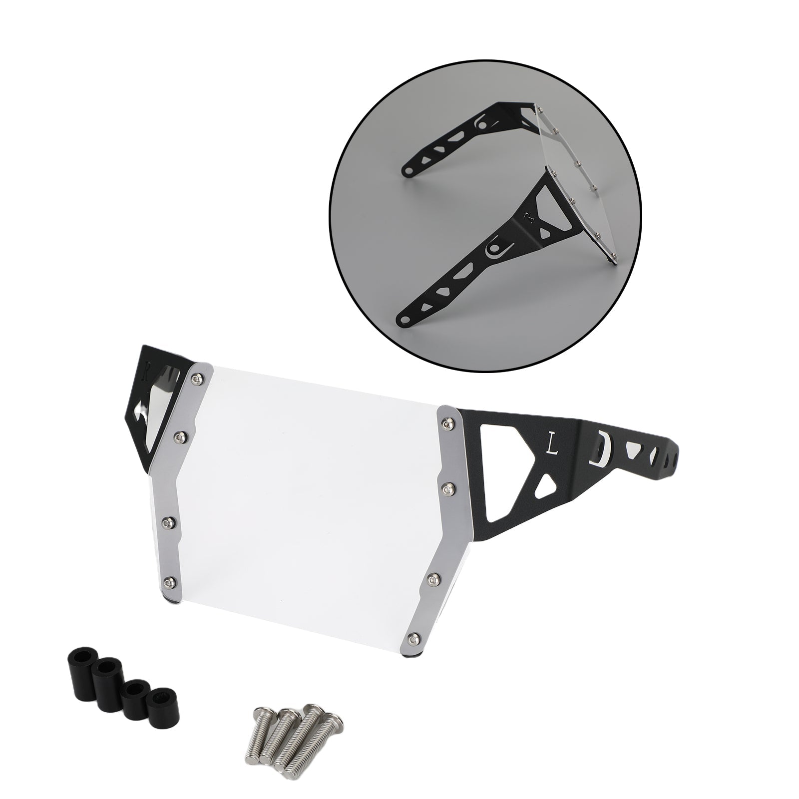 Headlight Grille Guard Cover Protector Fit For Suzuki Dl1050 Xt A 19+,Clear