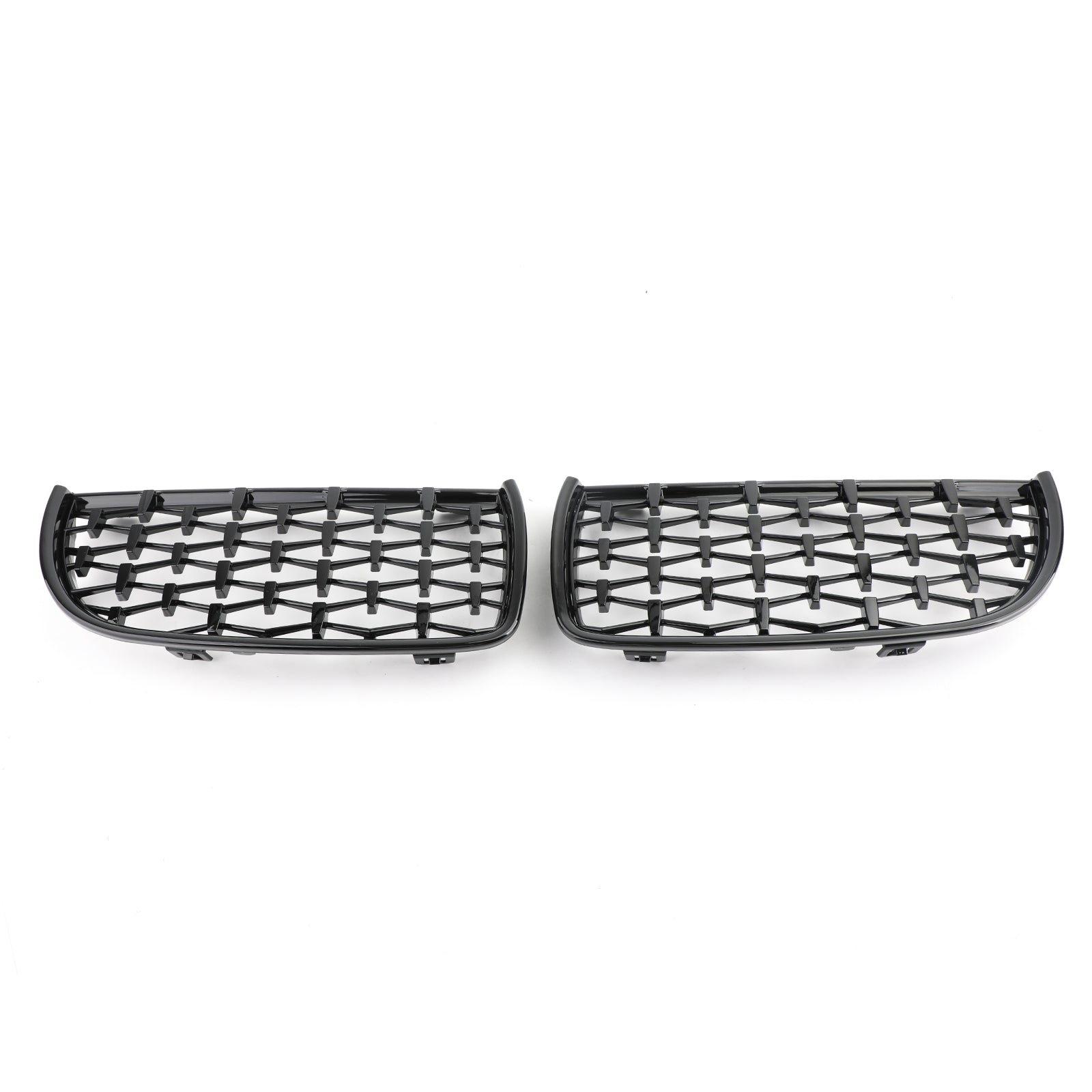 Meteor Black Kidney Grill Mesh Grille Fit for BMW E90 3 Series Sedan 2005-2008 51712151895 51712151896 51712151897 51712151898 Generic