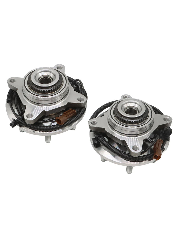2015-2017 Ford F-150 6 Lugs w/ ABS 4WD 2PCS Front Wheel Bearings and Hubs 515169