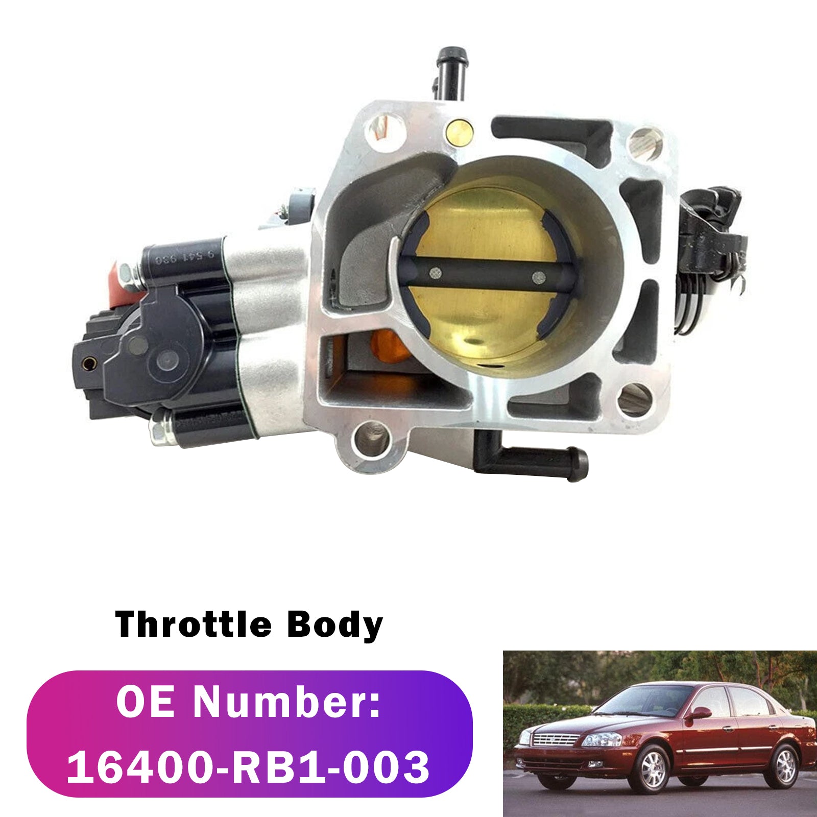 2001 Kia Optima 2.5L 2500CC V6 GAS DOHC Naturally Aspirated Throttle Body 35100-37300