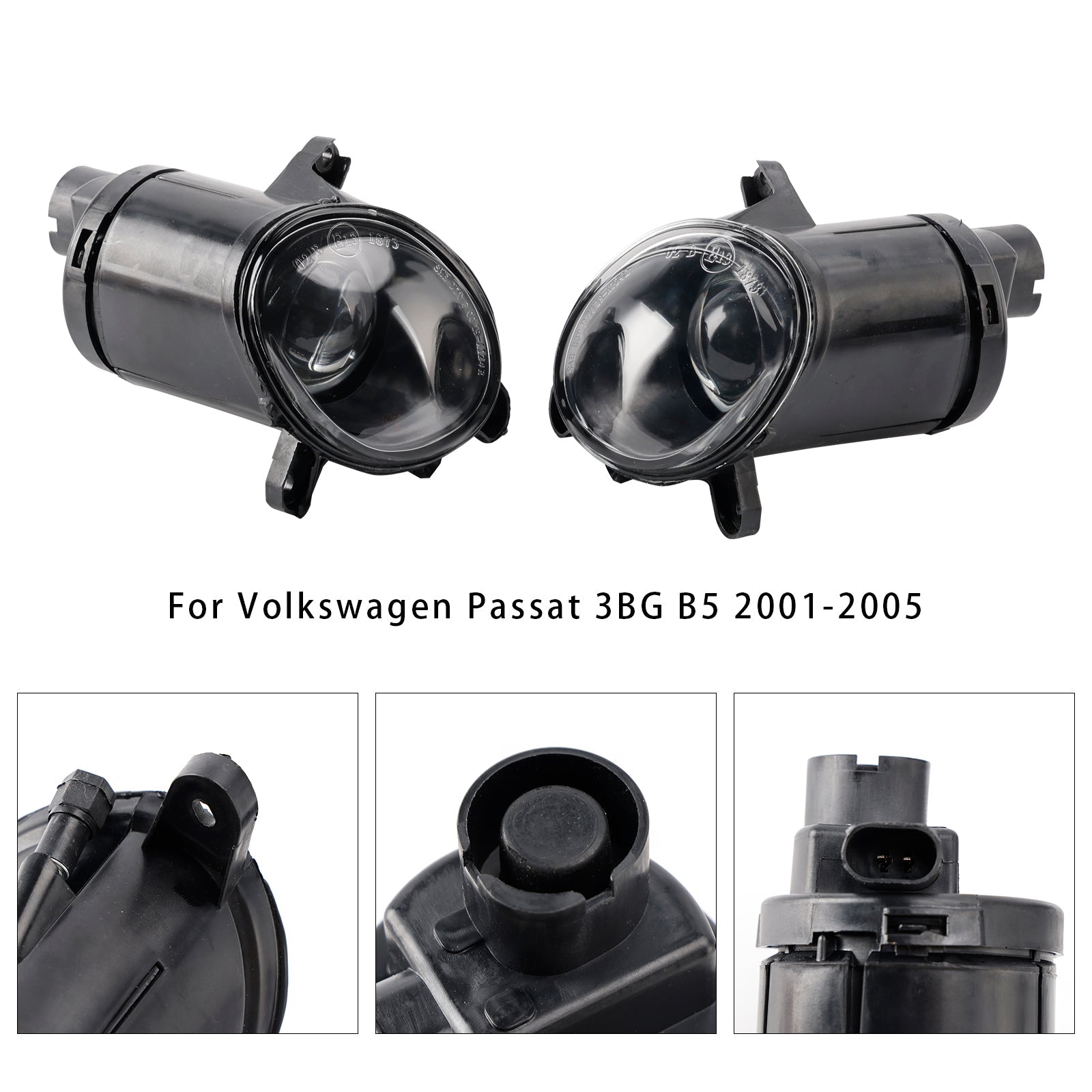 2001-2005 Volkswagen PASSAT 3BG B5 Pair Front Bumper Driving Fog Light Lamps