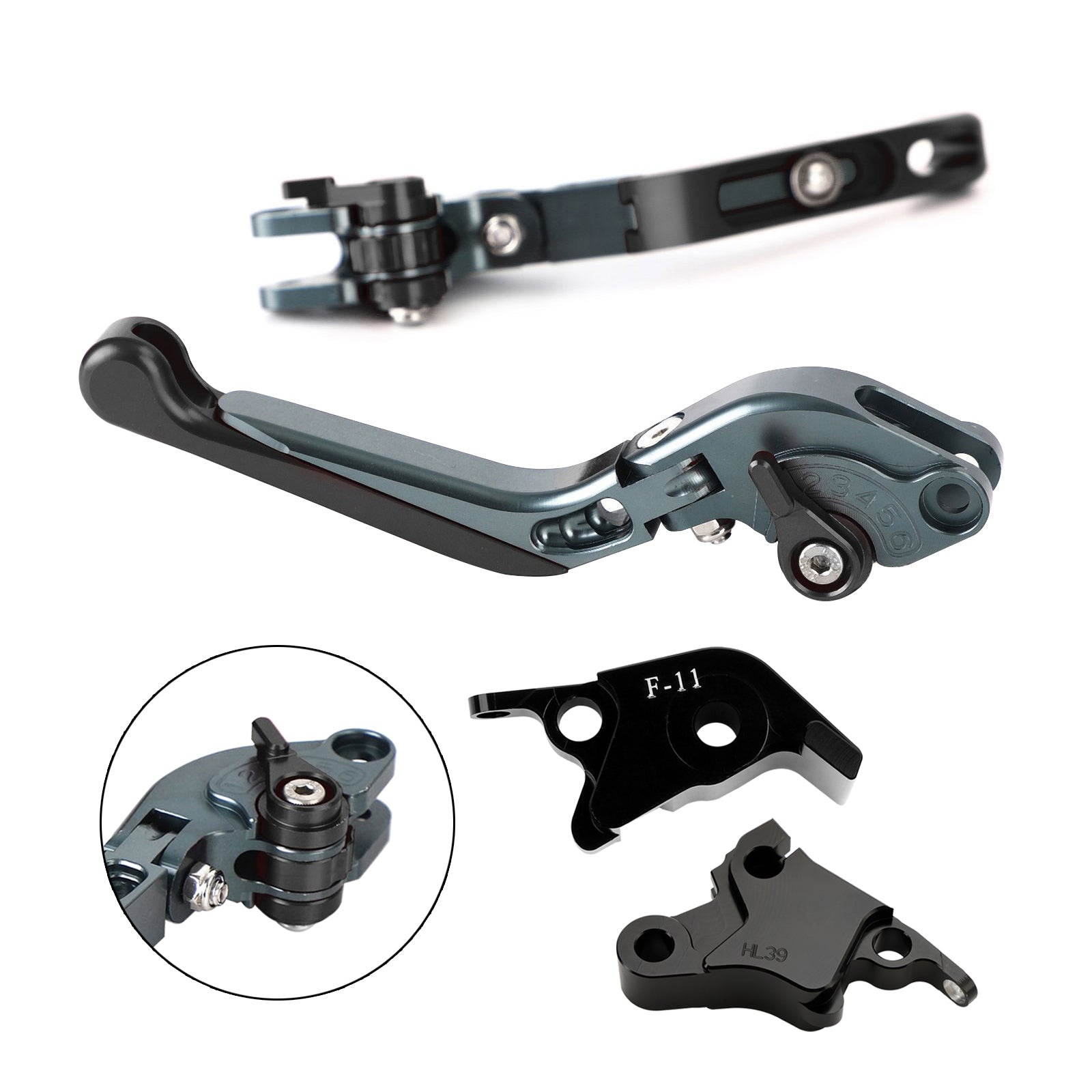 2021-2022 CFMOTO 700CL-X Sport Adjustable Clutch Brake Lever