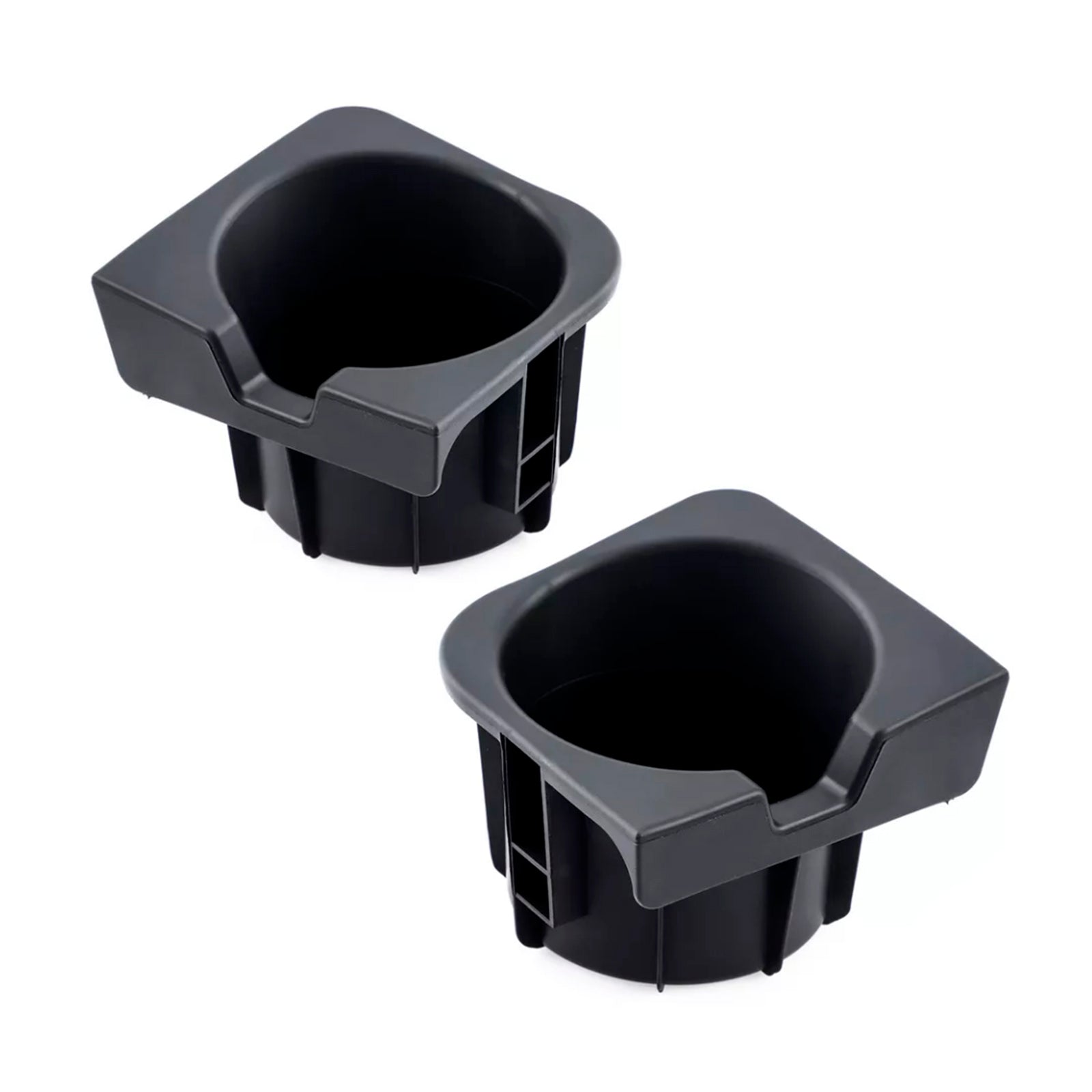 2005-2017 Toyota Tacoma 2PCS Right+Left Black Center Console Cup Holder Insert
