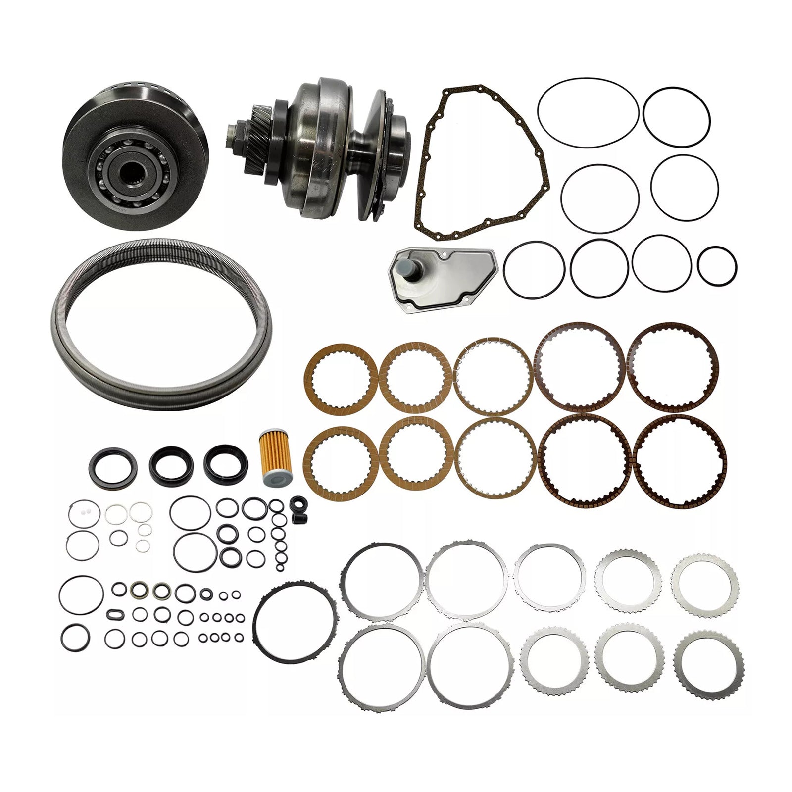 2013 MITSUBISHI TOPPO L3 0.7L Transmission Master Rebuild Kit & Pulley W/ Belt JF015E RE0F11A 29T