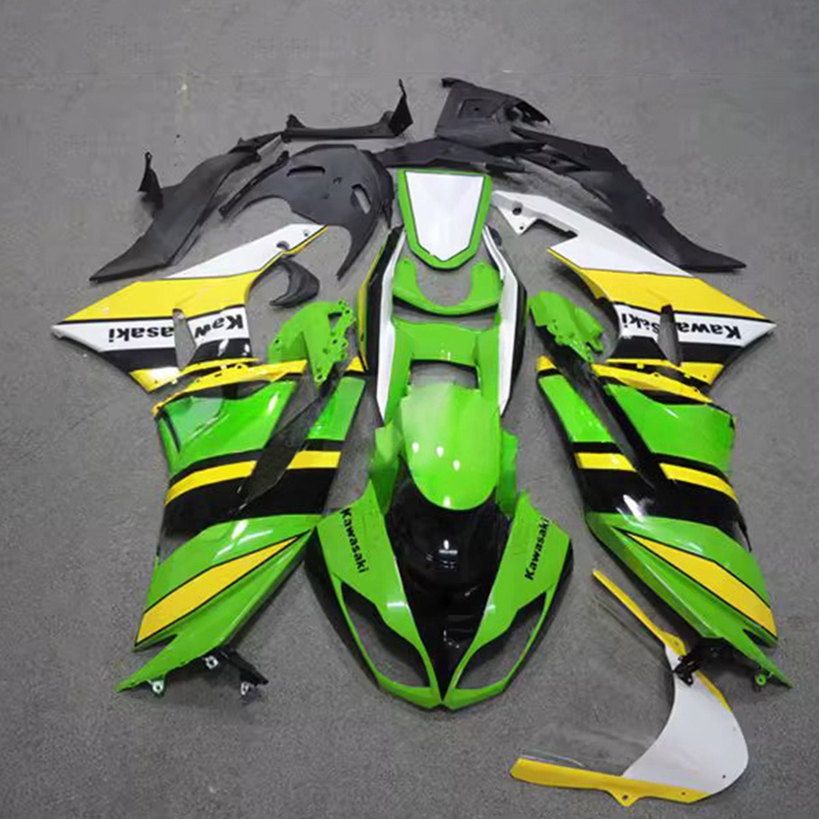 Injection Fairing Kit Bodywork Plastic ABS fit For Kawasaki ZX6R 636 2009-2012