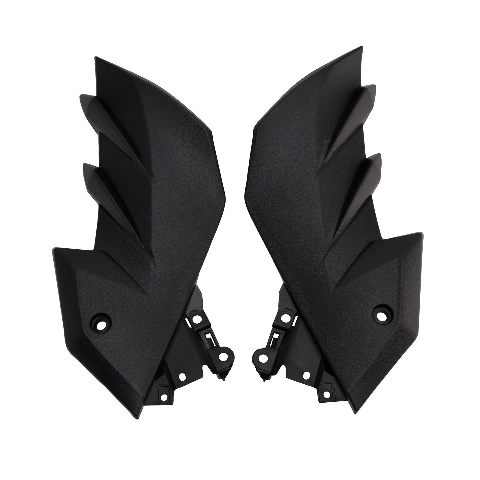 Fuel Tank Side Panel Cover Fairings For Kawasaki Z250 Z300 2013-2018