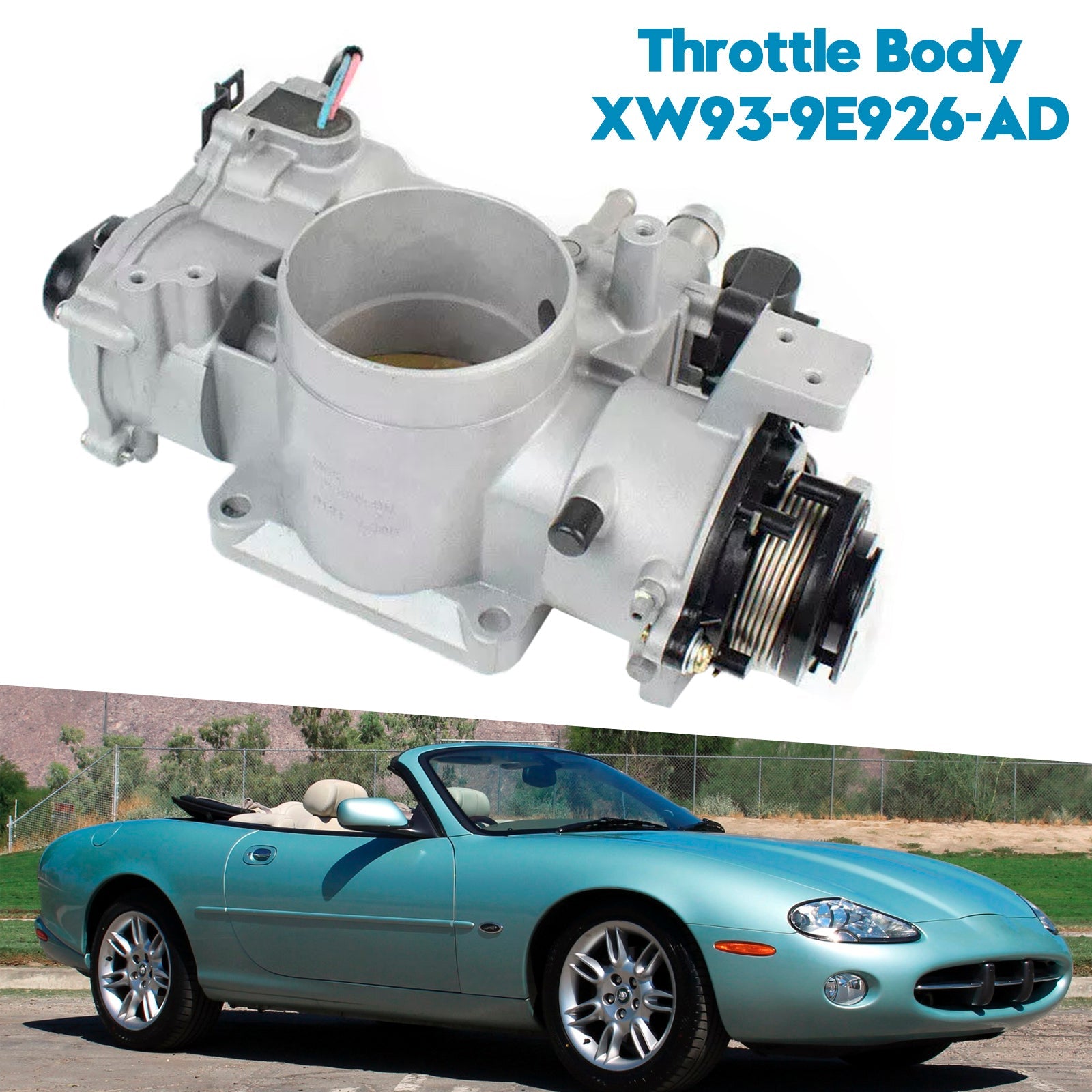 1998-2003 Jaguar XJ8 Vanden Plas X308 4.0L Throttle Body XW93-9E926-AD
