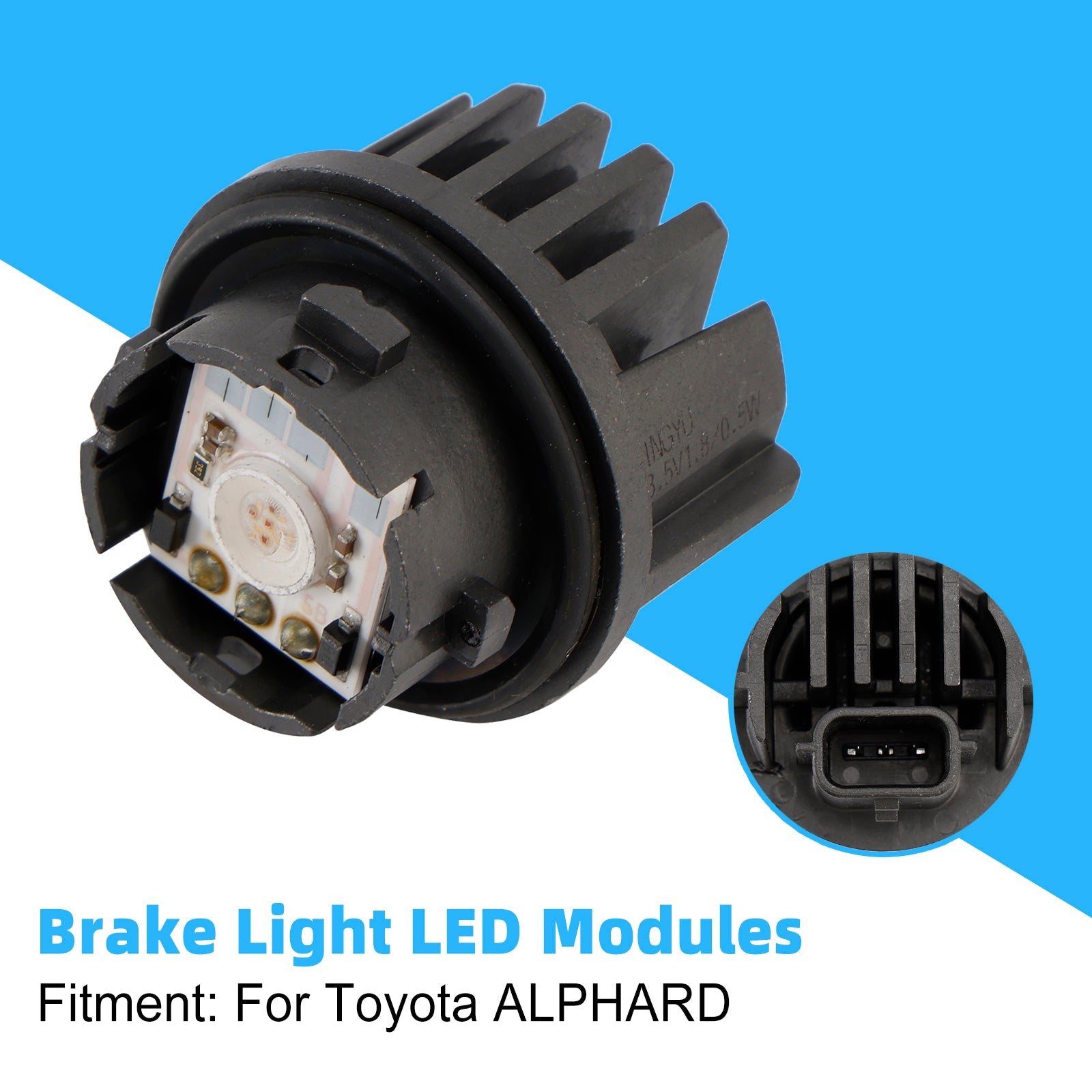 Brake Light LED Modules LEDMK-03 13.5V 1.8/0.5W 3-3Pin For Toyota ALPHARD