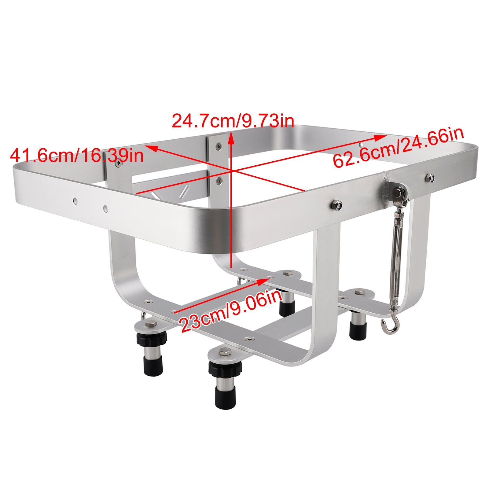 Universal Cargo Rack Cooler Bracket Fuel Can Mounts For Sea Doo Atv Pwc Utv