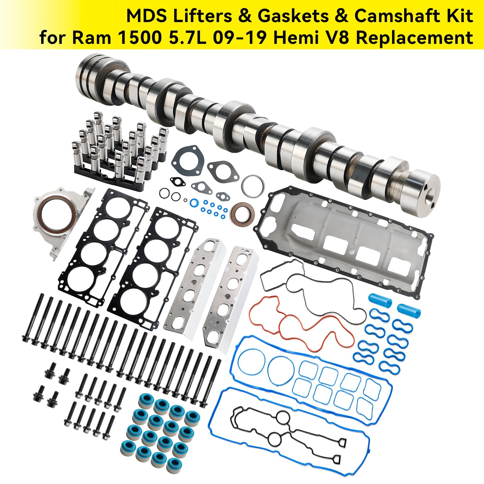 2011-2015 Ram 1500 5.7L Engine MDS Lifters & Gaskets & Camshaft Kit 53021726AD