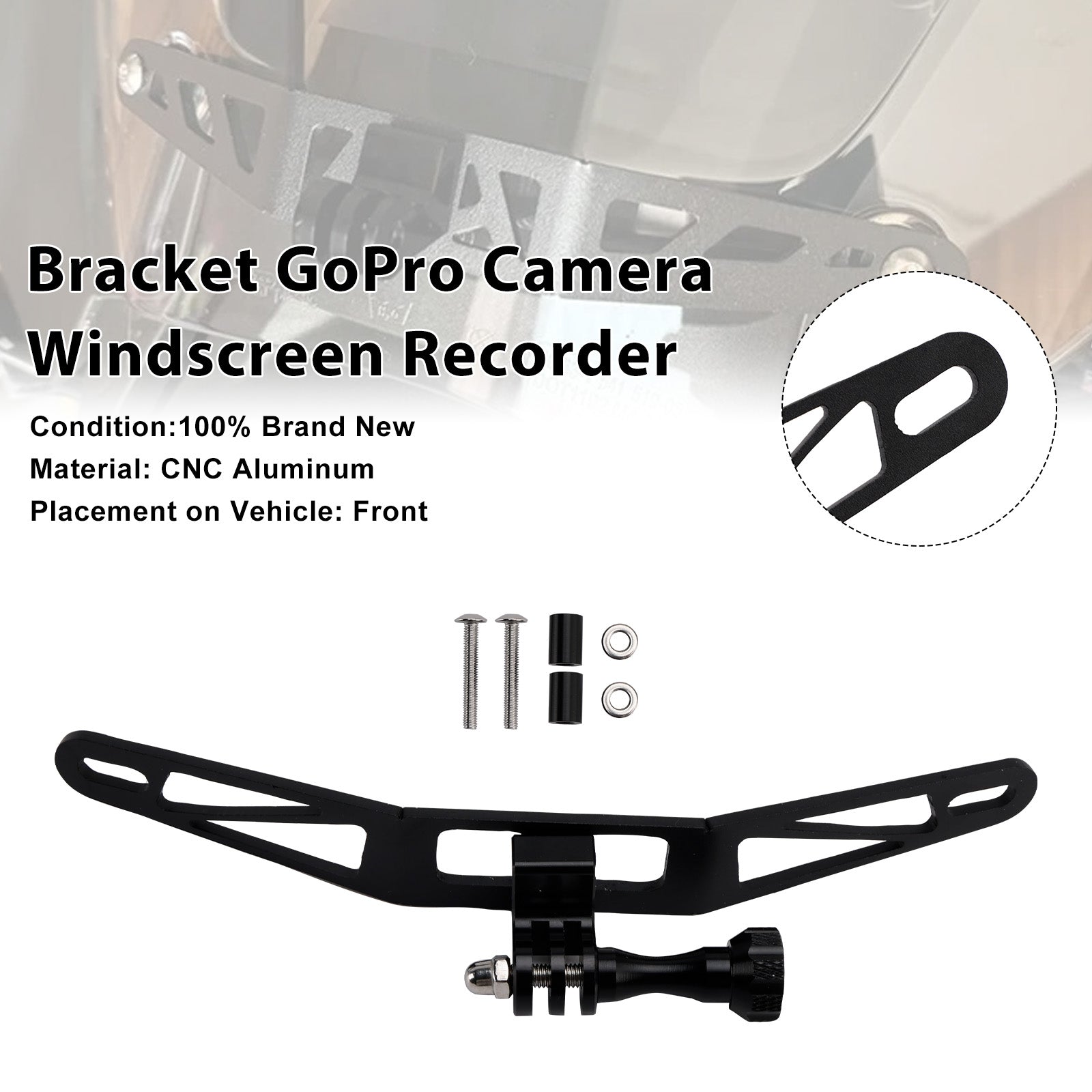 Bracket GoPro Camera Windscreen For BMW R1300GS S1000XR F900XR F850GS