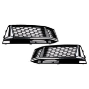 2016-2018 AUDI A4 B9 S-Line S4 2PCS Fog Light Cover Grille Grill
