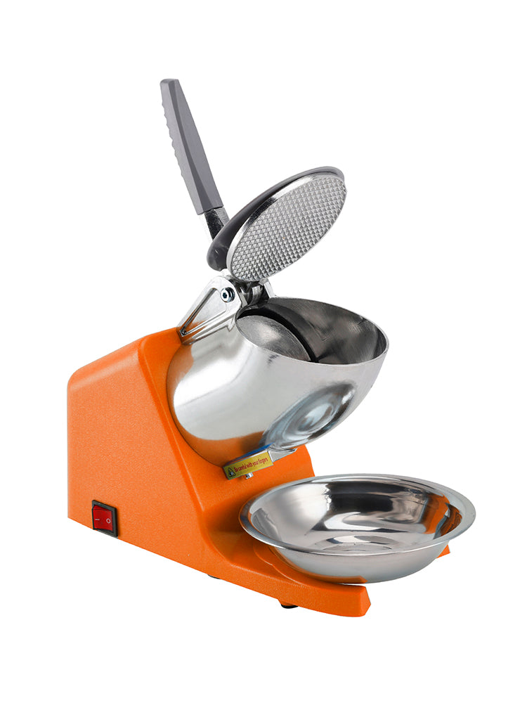 UK Plug Electric Ice Crusher Machine Ice Shaver Shaved Ice Snow Cone Maker 500W
