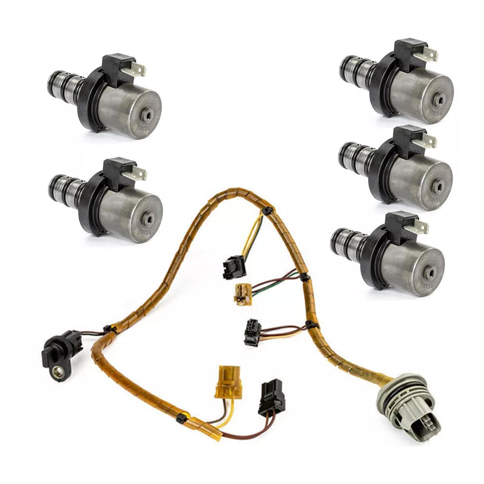 2000-2009 WAJA 1.6L 1.8L Transmission Shift Solenoid Kit with Harness F4A41 F4A42