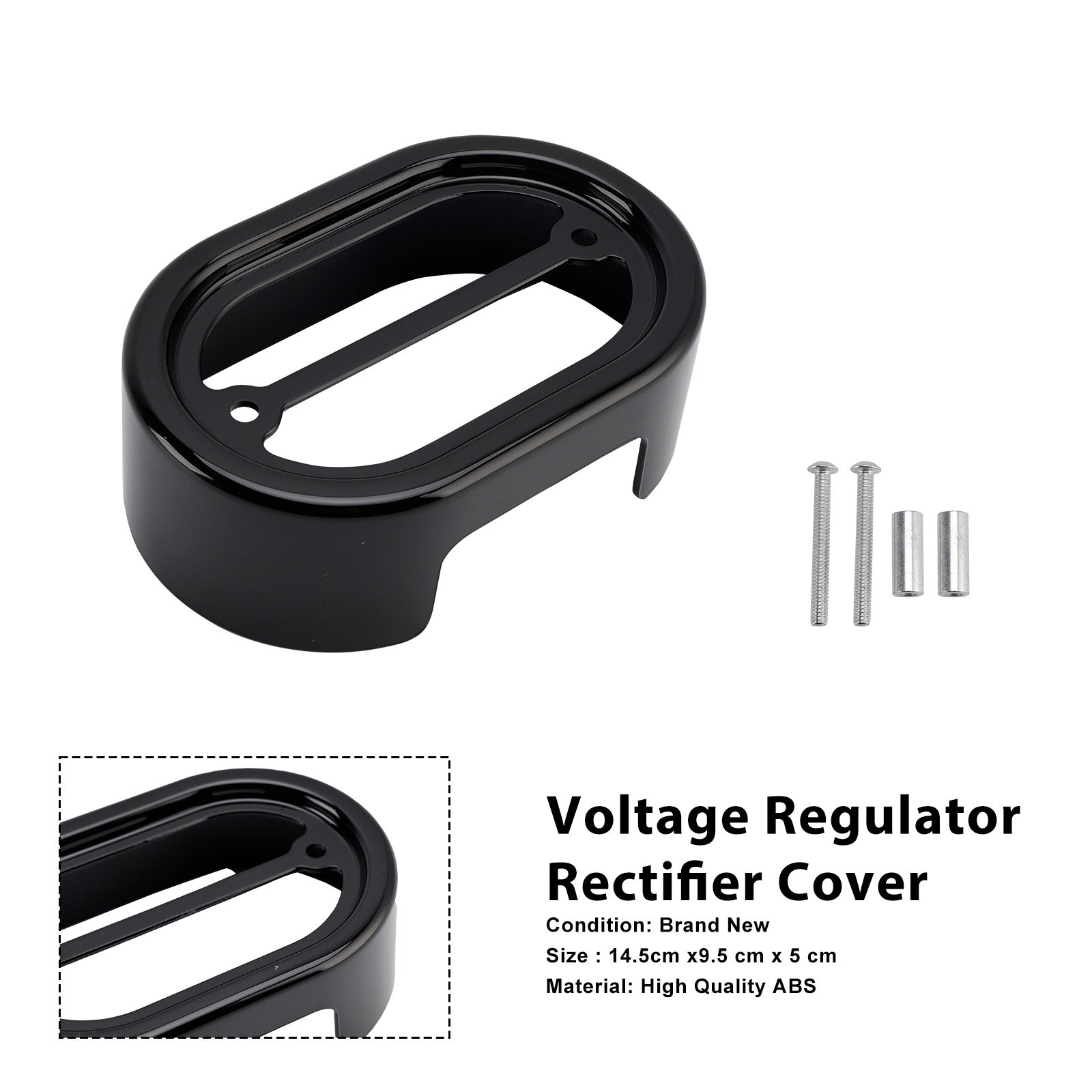 Voltage Regulator Rectifier Cover For Softail Breakout 2001-2017