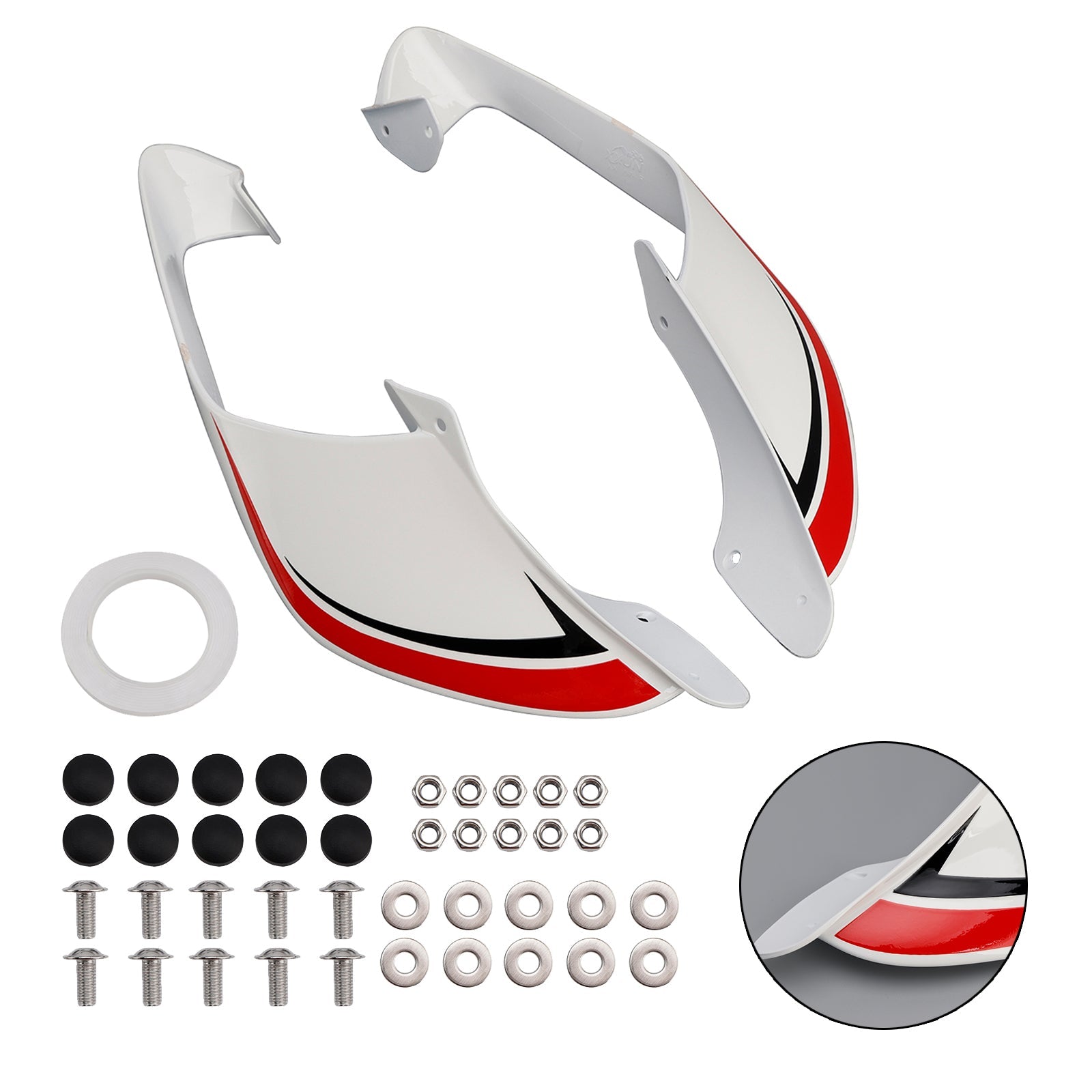 2021-2024 Yamaha YZF R1 R1M Front Side Winglets Wings Spoiler Fairing