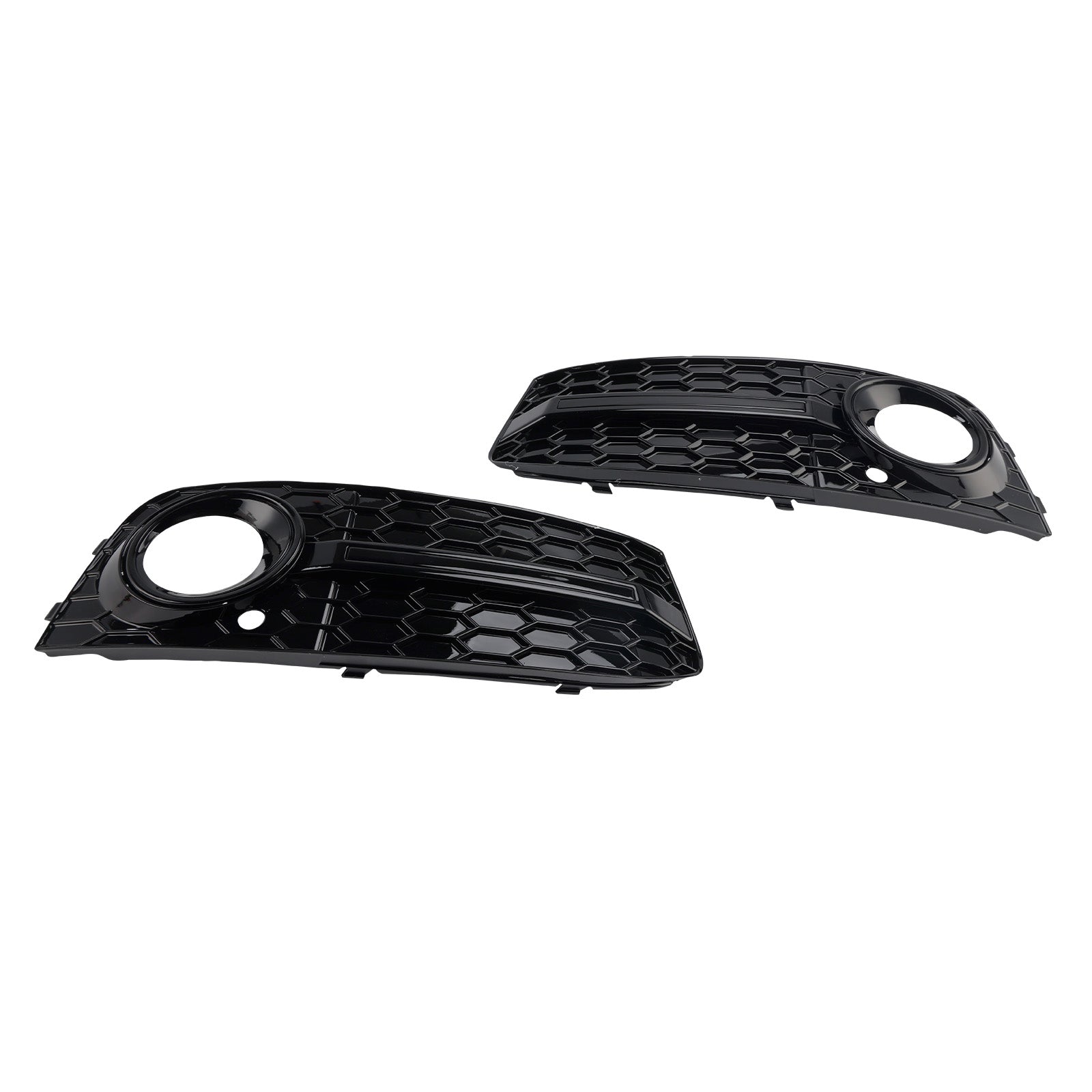 2PCS Front Honeycomb Fog Light Grill 8KD807681 Fit Audi A4 B8 2009-2012