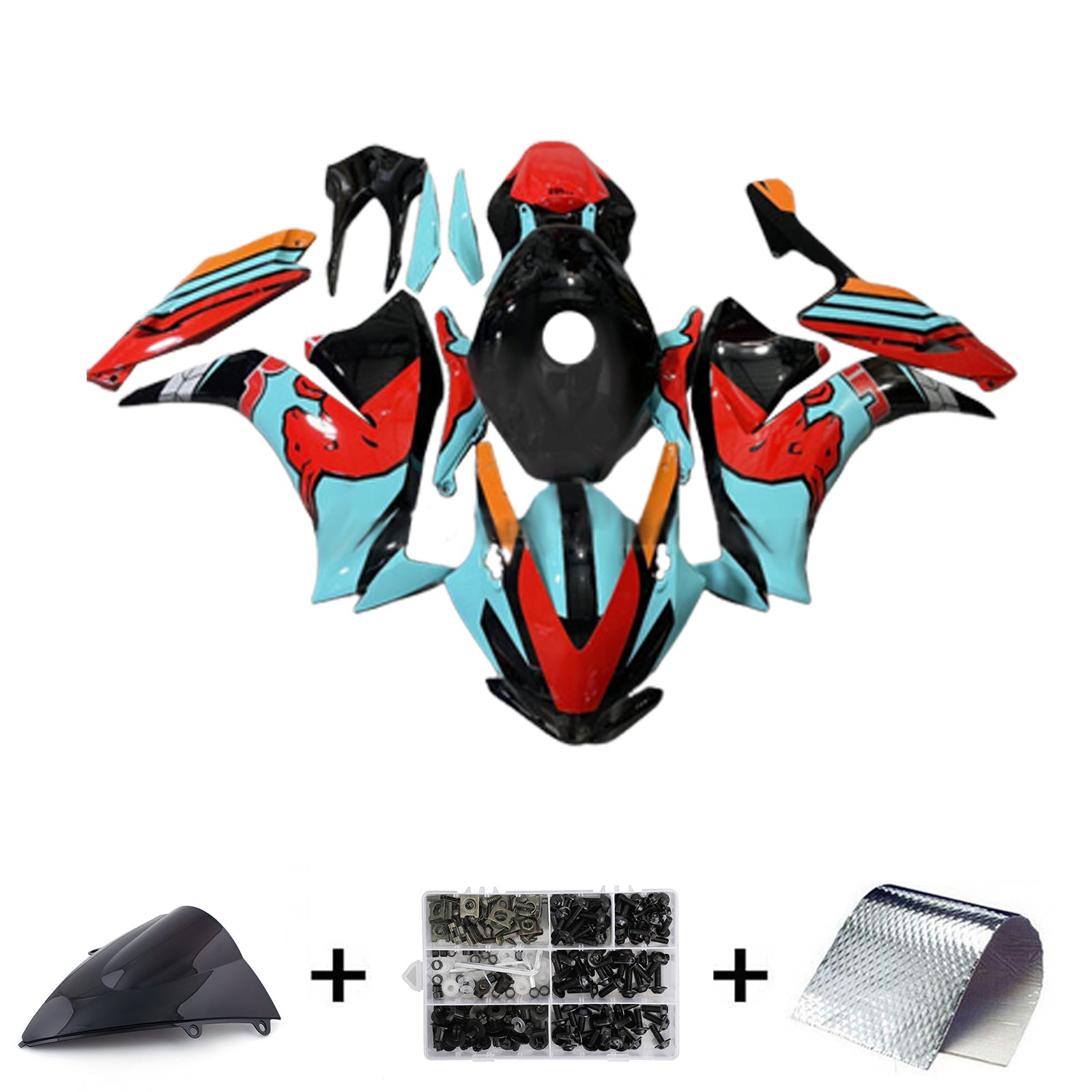 2012-2016 Honda CBR1000RR Injection Fairing Kit Bodywork Plastic ABS