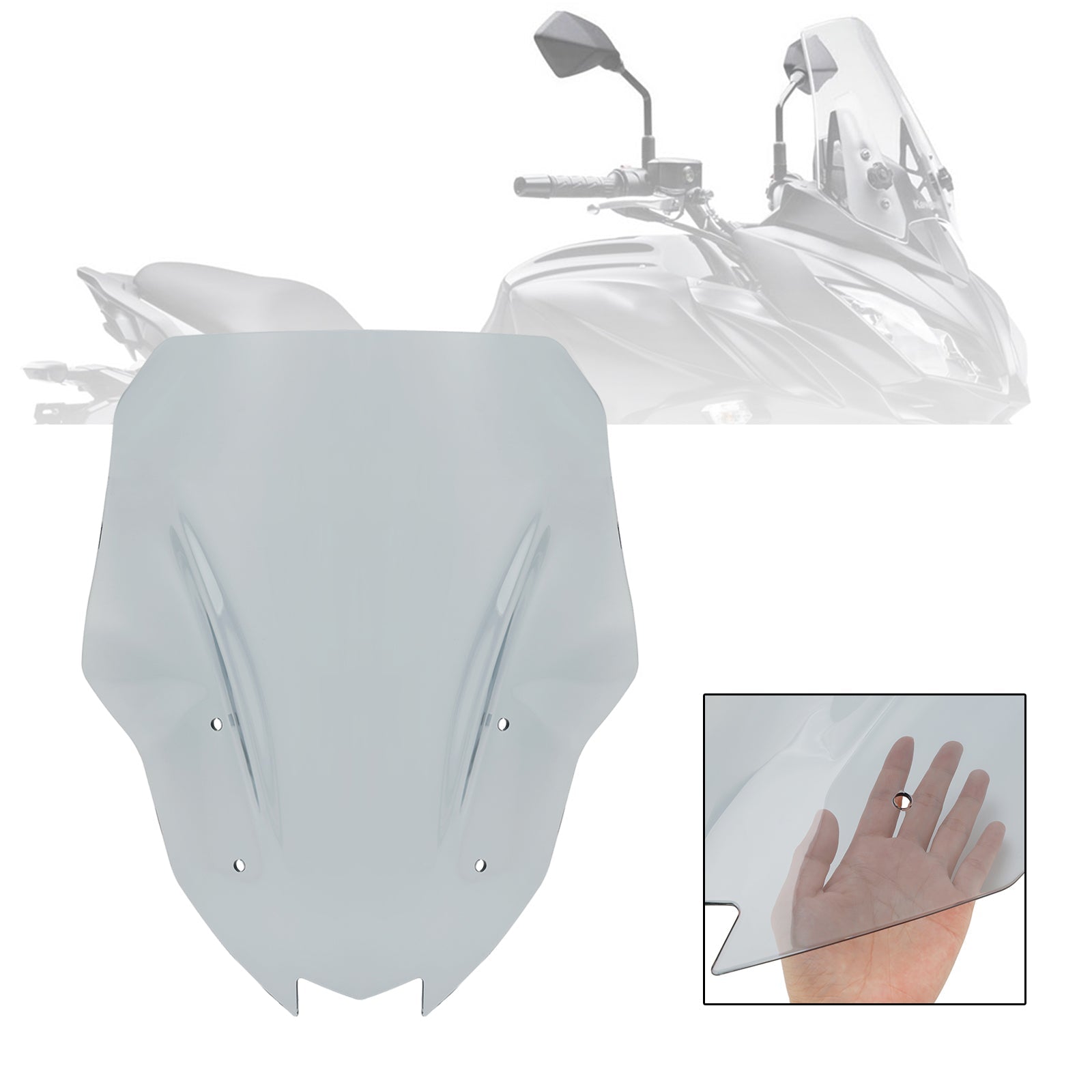 2022-2023 Kawasaki Versys 650 Windshield Windscreen