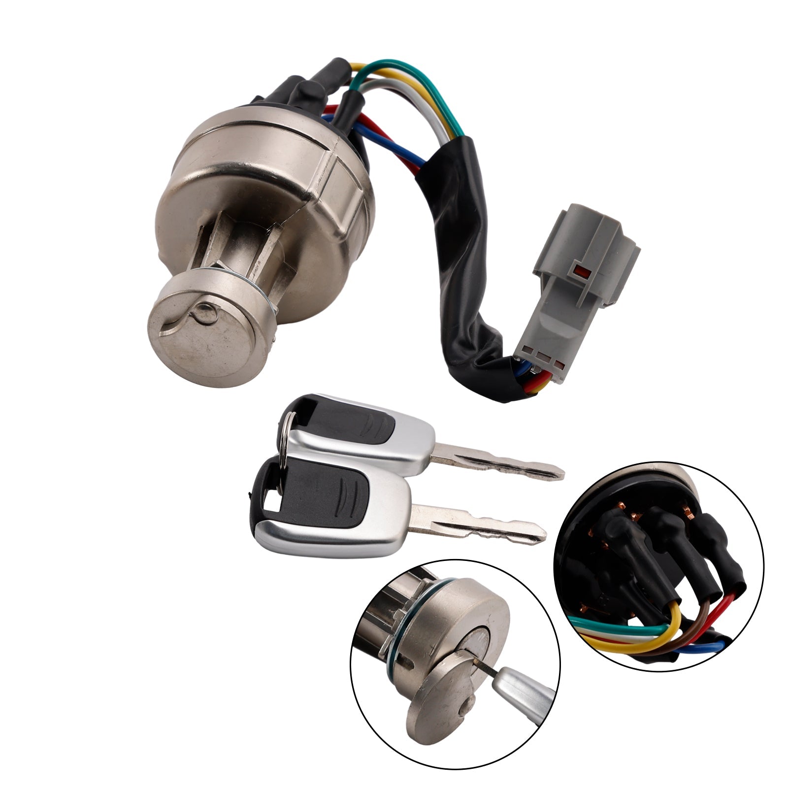 Hyundai Excavator R150 R220 R215 R225-7-9 Ignition Starter Switch With 2 Keys 21Q4-00090