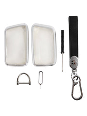 Lexus IS GS ES RX Alloy Aluminum TPU Soft Film Car Key Black Case Cover