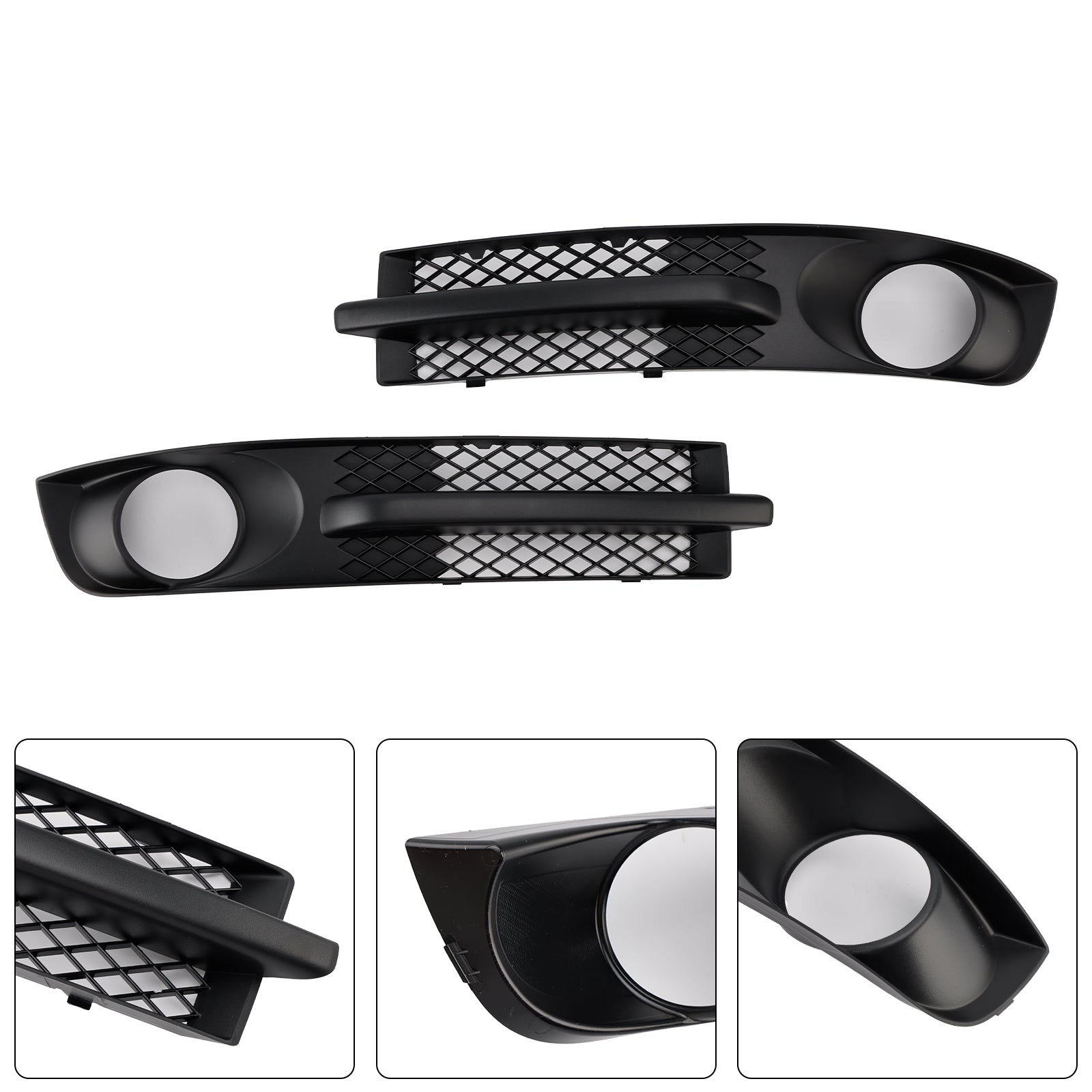 2000-2010 VW Sharan 7M Front Bumper Fog Light Grill W/ Foglight Hole