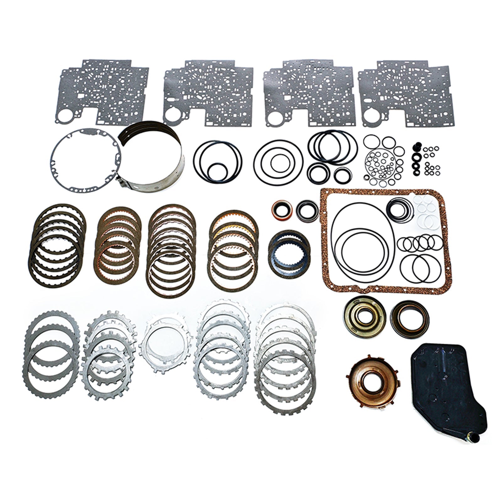 2004 & Up GM 4L60E Transmission Super Master Rebuild Kit with Steels & Pistons