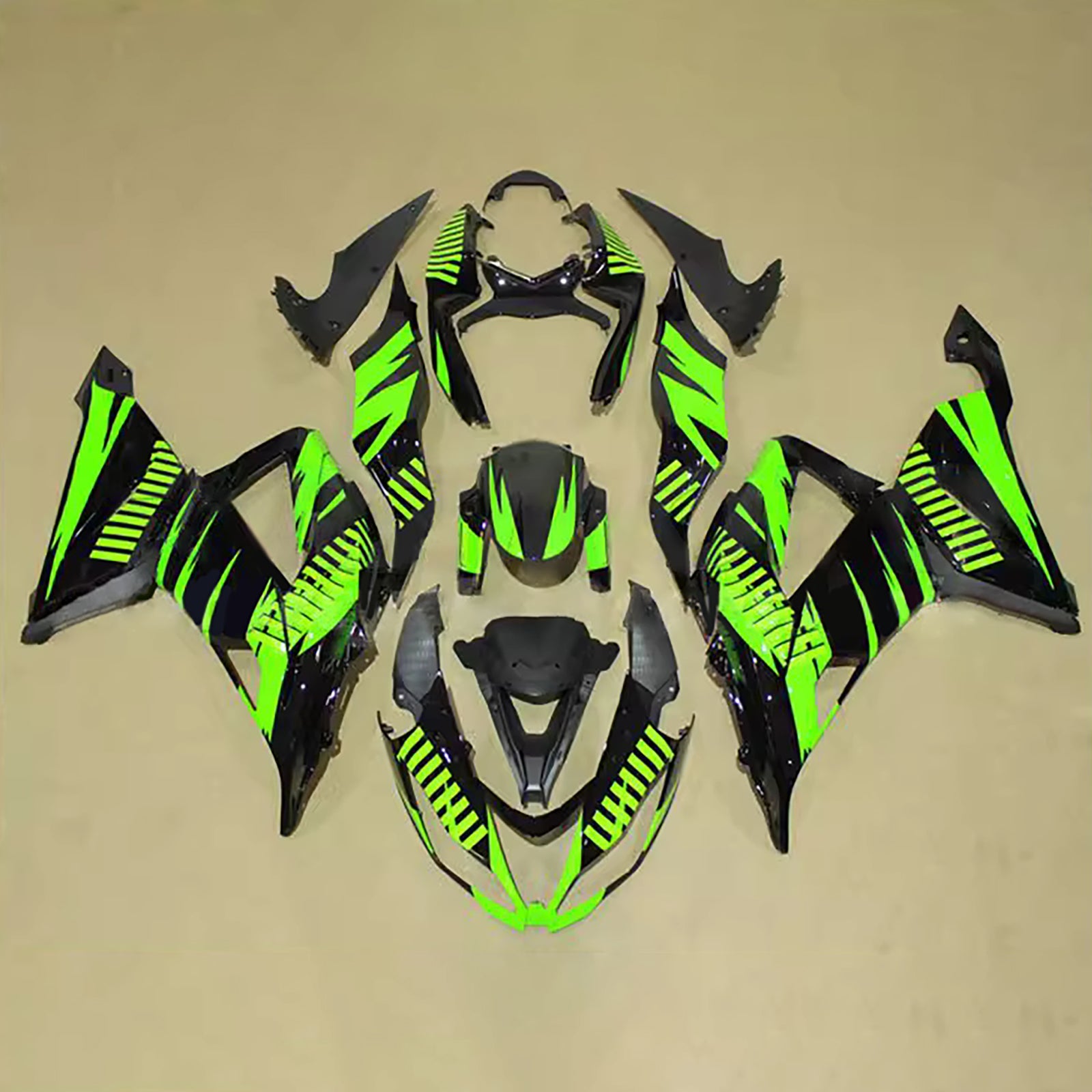 Injection Fairing Kit Bodywork Plastic ABS fit For Kawasaki ZX6R 636 2013-2018