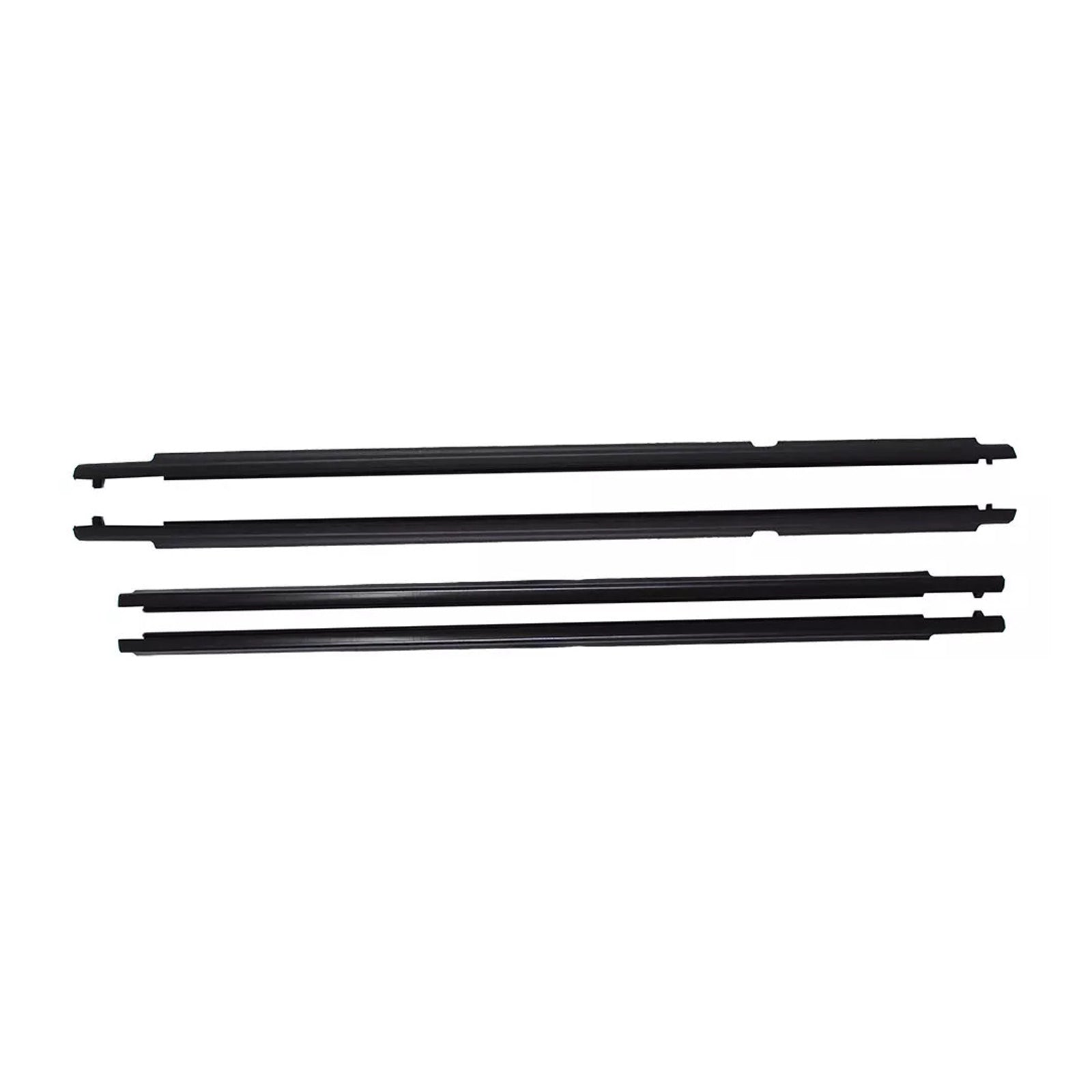2008-2010 Toyota Highlander 4Pcs Weatherstrip Window Moulding Trim Seal Belt
