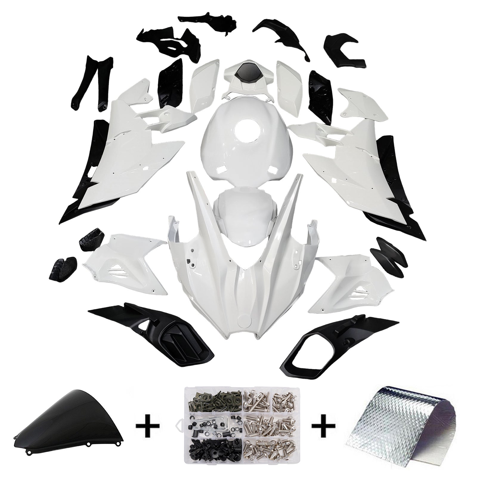Injection Fairing Kit Bodywork ABS fit For Kawasaki Ninja H2 2015-2025
