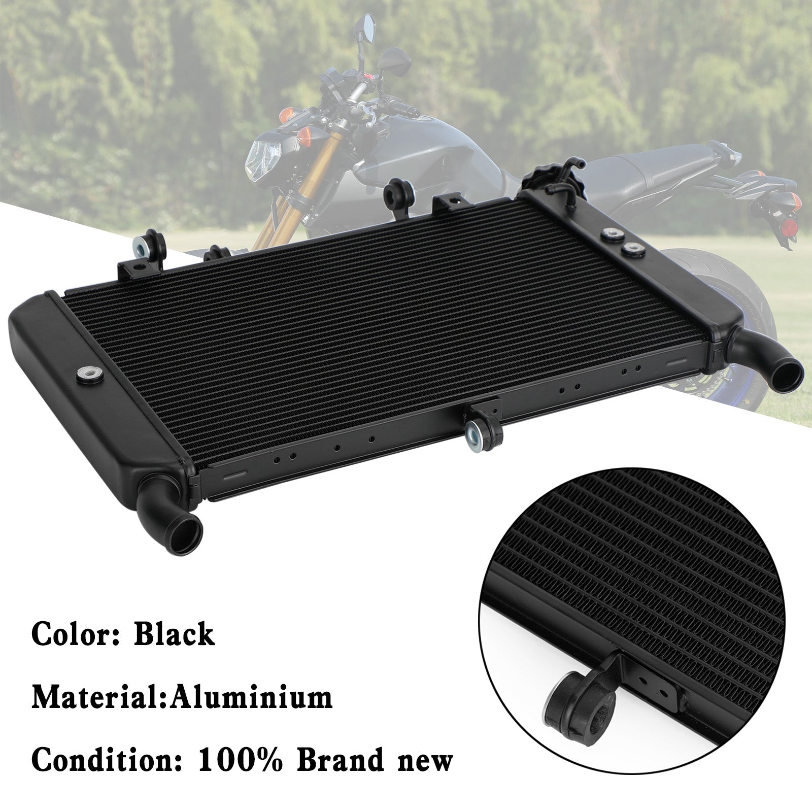 2013-2016 Yamaha MT-09 FZ09 Core Engine Water Cooling Cooler Radiator