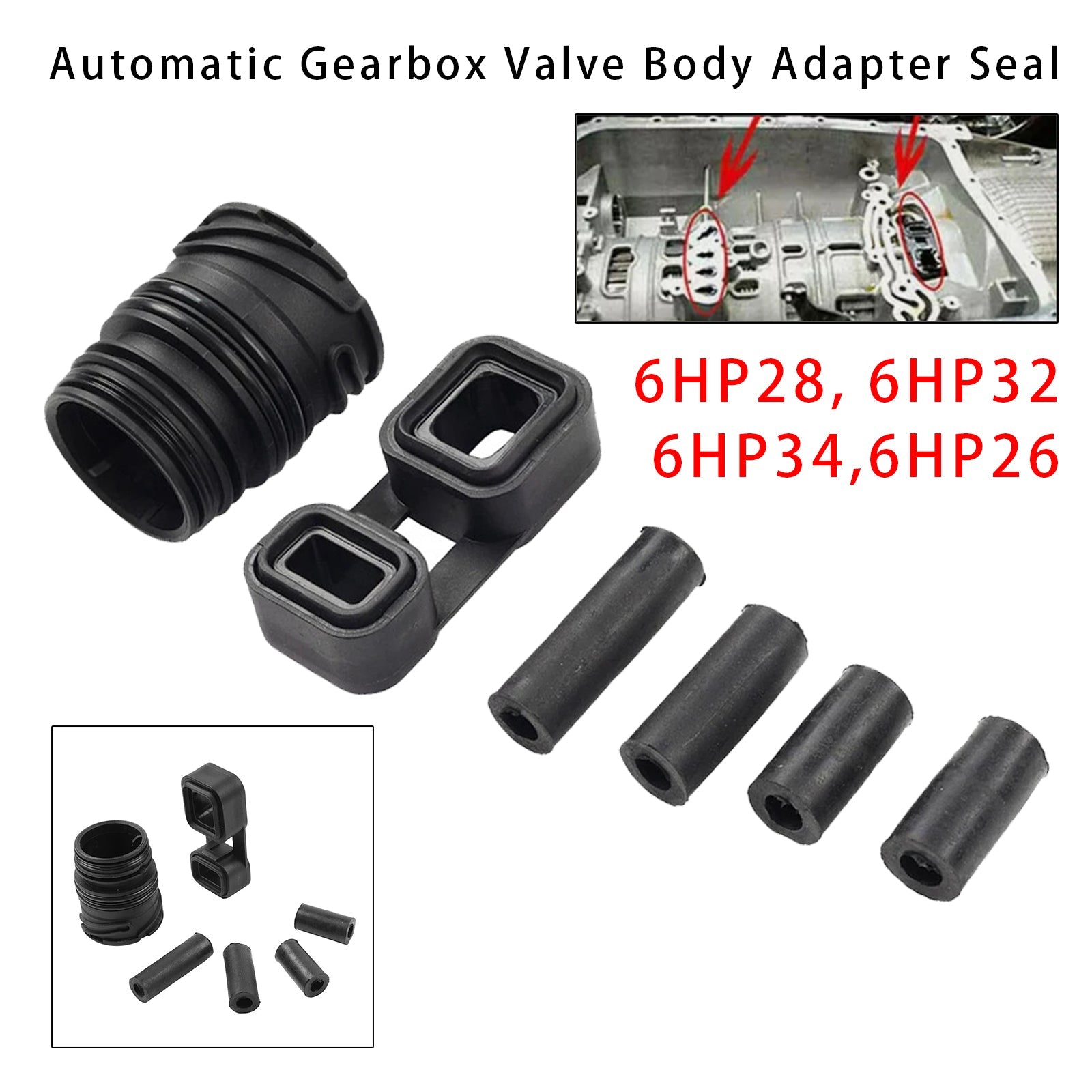 Automatic Gearbox Valve Body Adapter Seal Kit For BMW 6 speed 6HP26 28 32 34