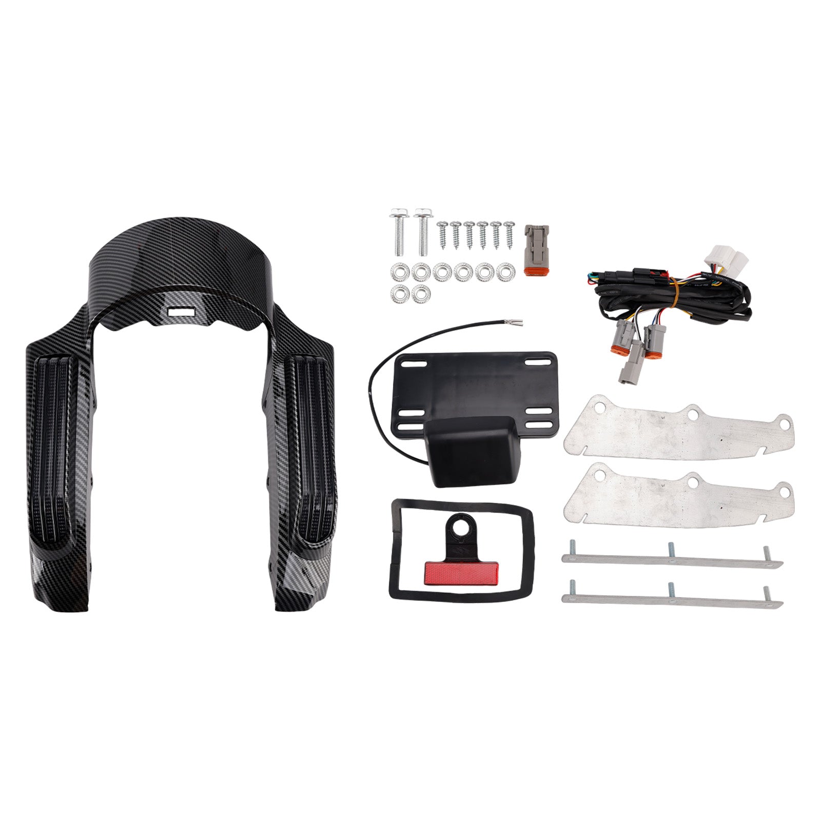 Rear Fender LED Light fit for Touring Road King FLHR Street Glide 2014+