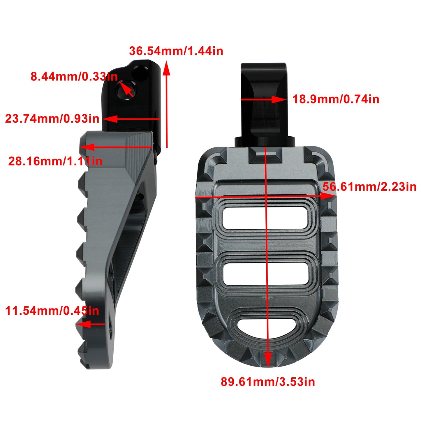 Sportster S Breakout Lower Rider Softail Slim Rear Footrests Foot Peg