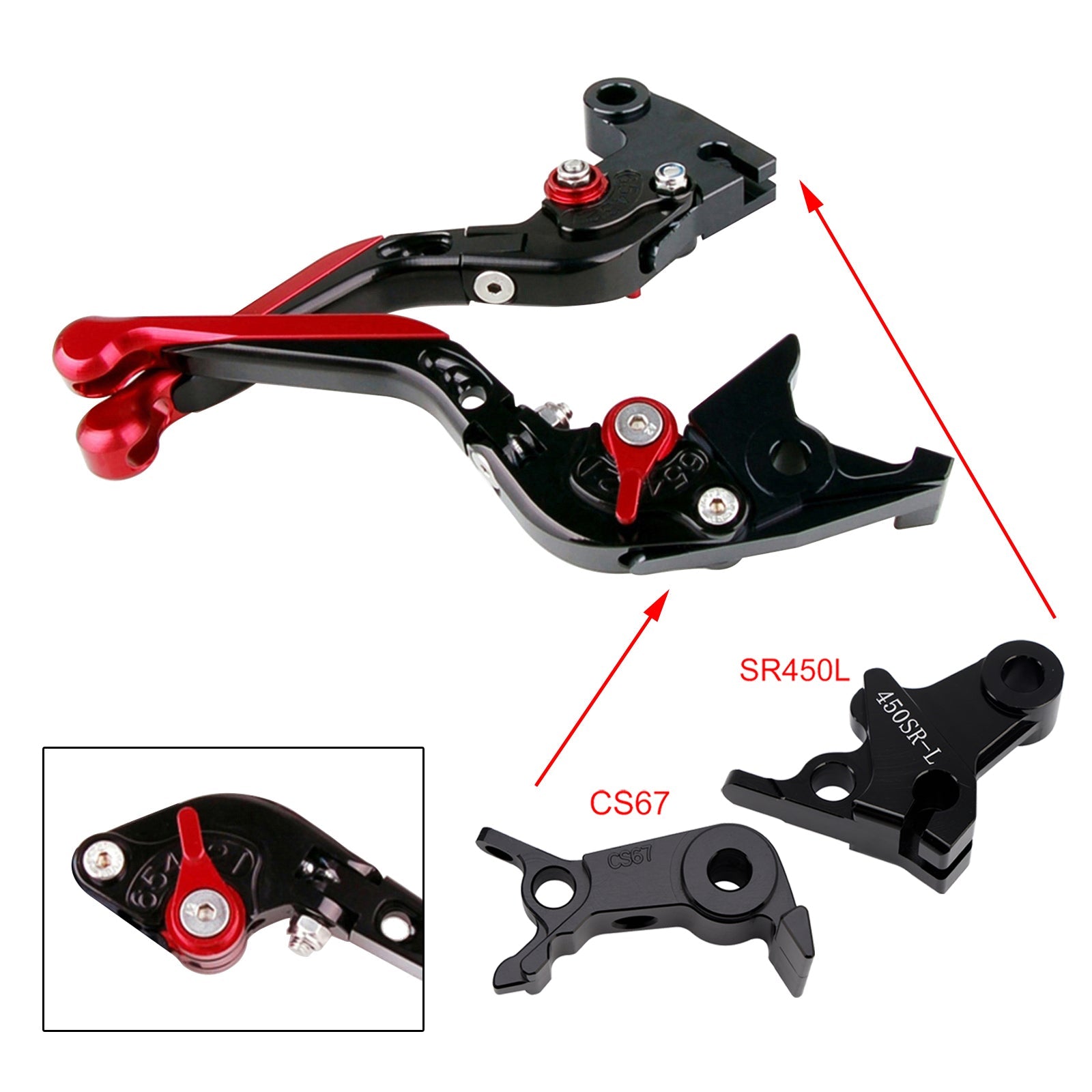 Adjustable Clutch Brake Lever fit for VOGE DS900X 900DSX 2024-2026