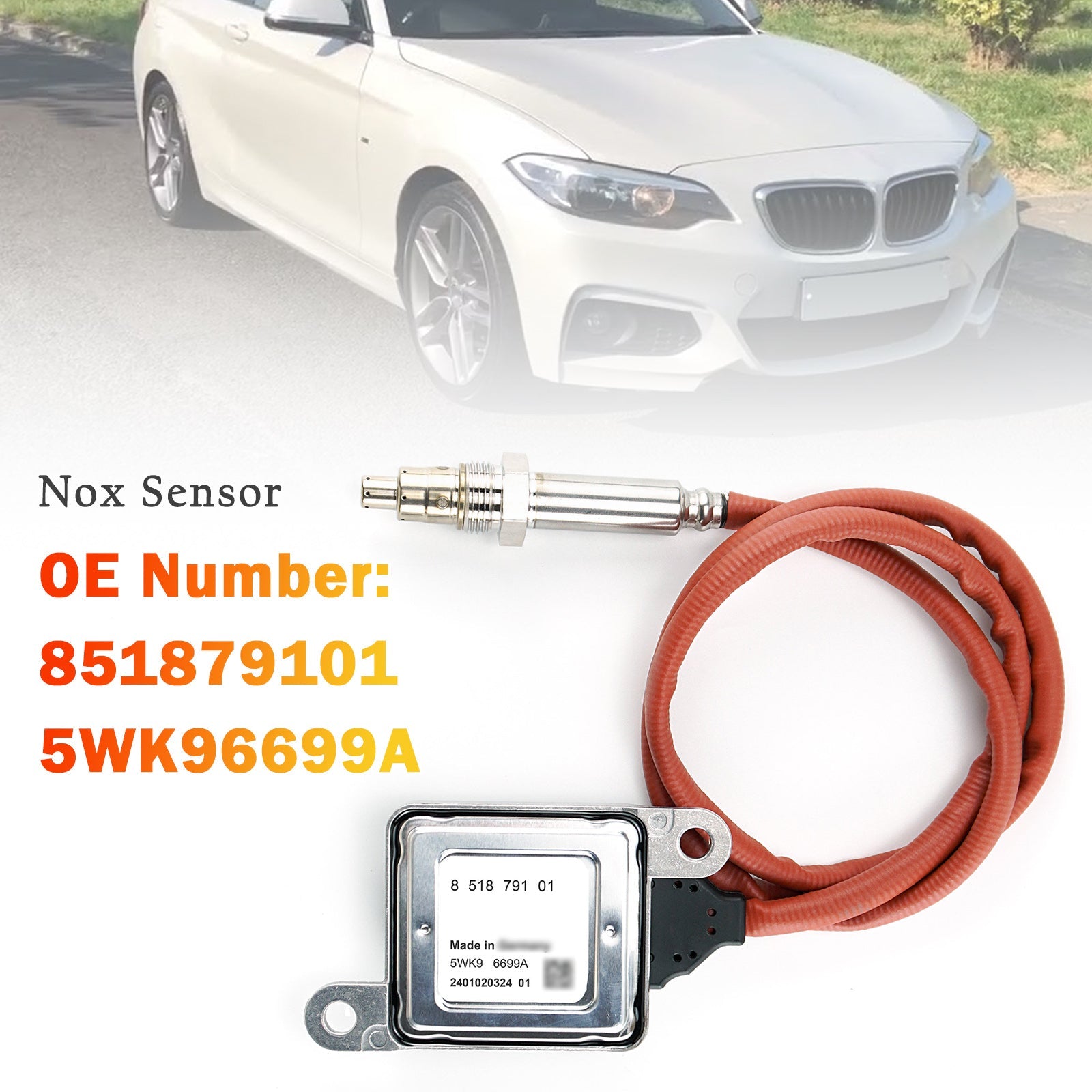 Nitrogen Oxide NOx Sensor 851879101 5WK96699A For BMW 1 2 3 5 7 Series