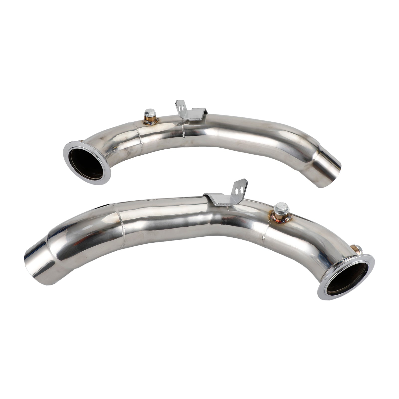 2011-2018 BMW M5 F10 with S63 motor 3" Stainless Steel Exhaust Downpipes compatible
