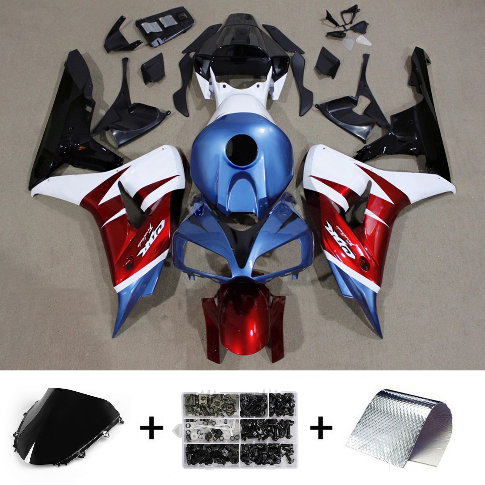 Injection Fairing Kit Bodywork Plastic ABS For Honda CBR1000RR 2006-2007