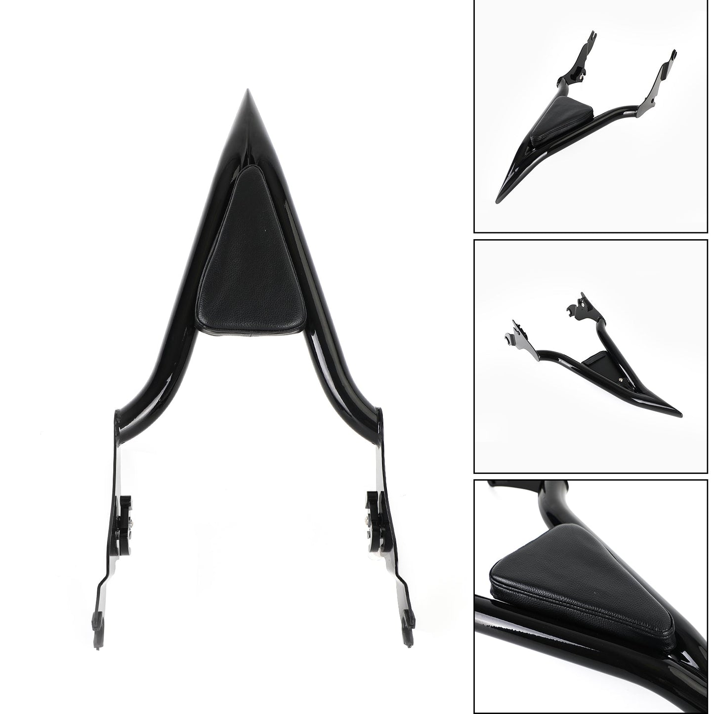 09-23 CVO Road Glide Street Road King Backrest Sissy Bar Black