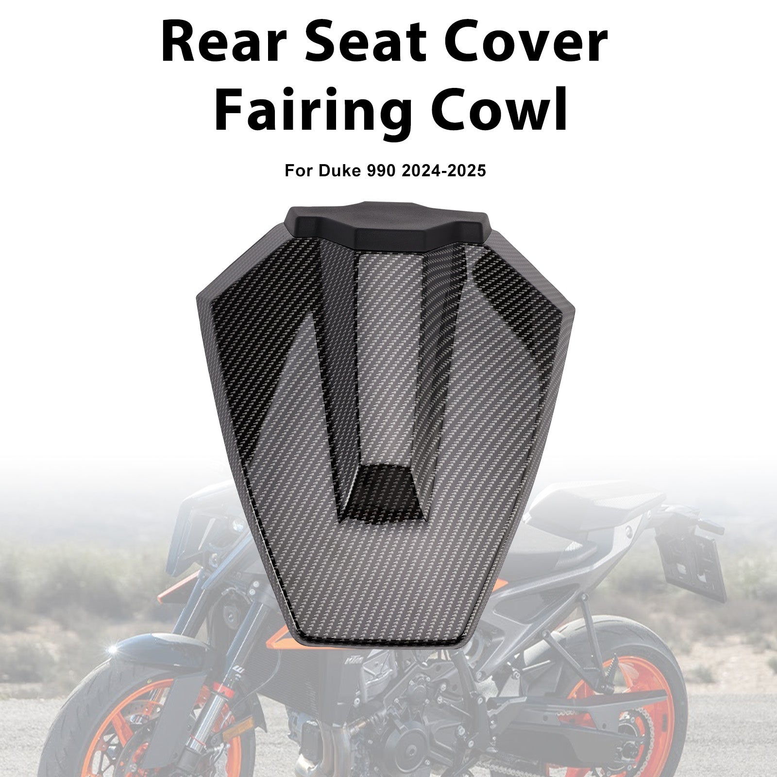 2024-2025 For Duke 990 Rear Pillion Seat Cover Fairing Cowl