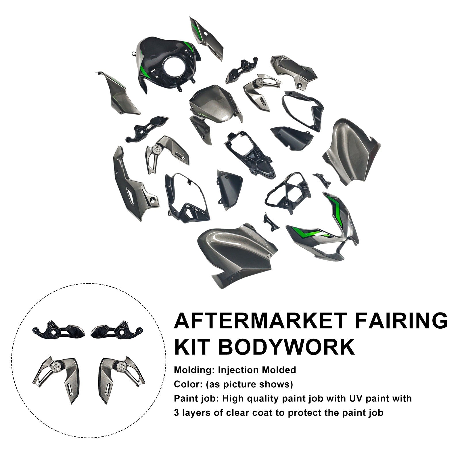 Injection Bodywork Fairing Kit for Kawasaki Z900 2025-2026