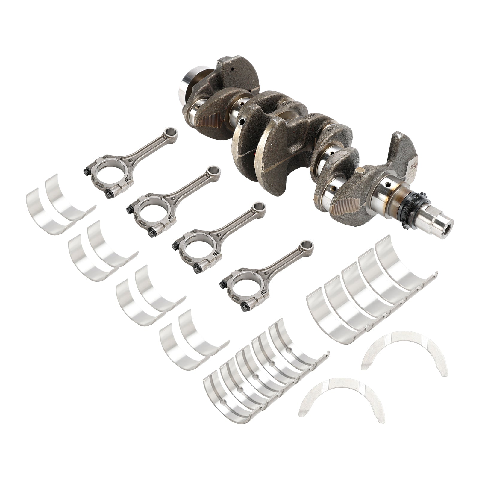 2012-2016 Kia Rio LX Sedan 4-Door 1.6L Engine Crankshaft Con Rods & Bearing Set 231102B610