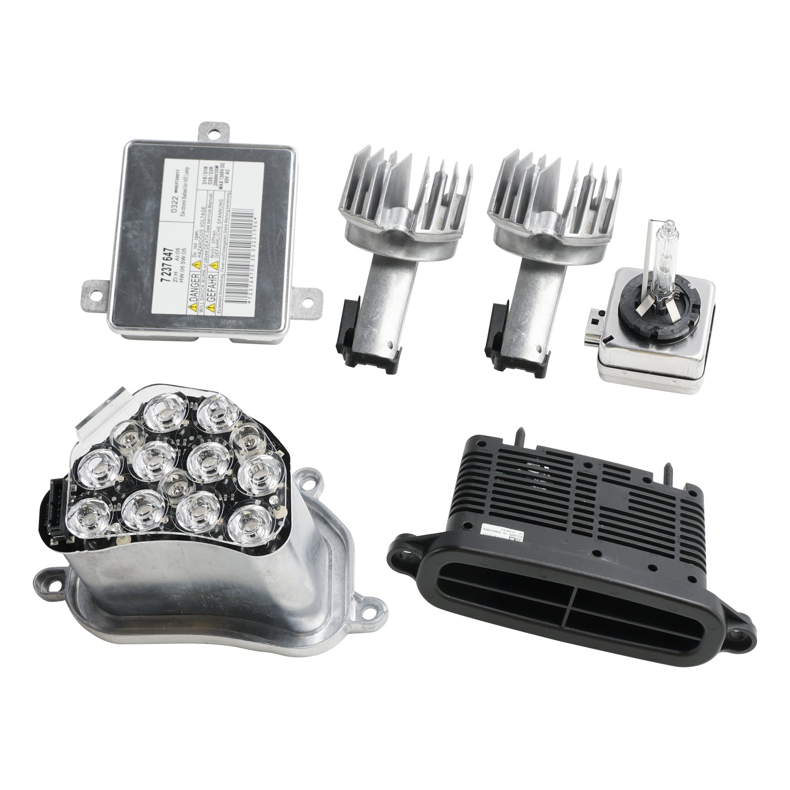 2012-2013 BMW 528i xDrive Xenon Ballast Bulb LED Module Diode Kit RH 63117271902 63217217509