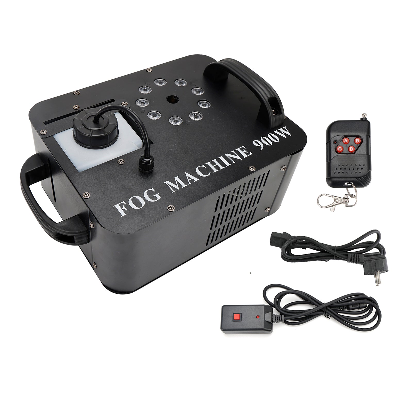 900W RGB LED Light Smoke Fog Machine Stage Fogger DJ Spray Smoke Effect